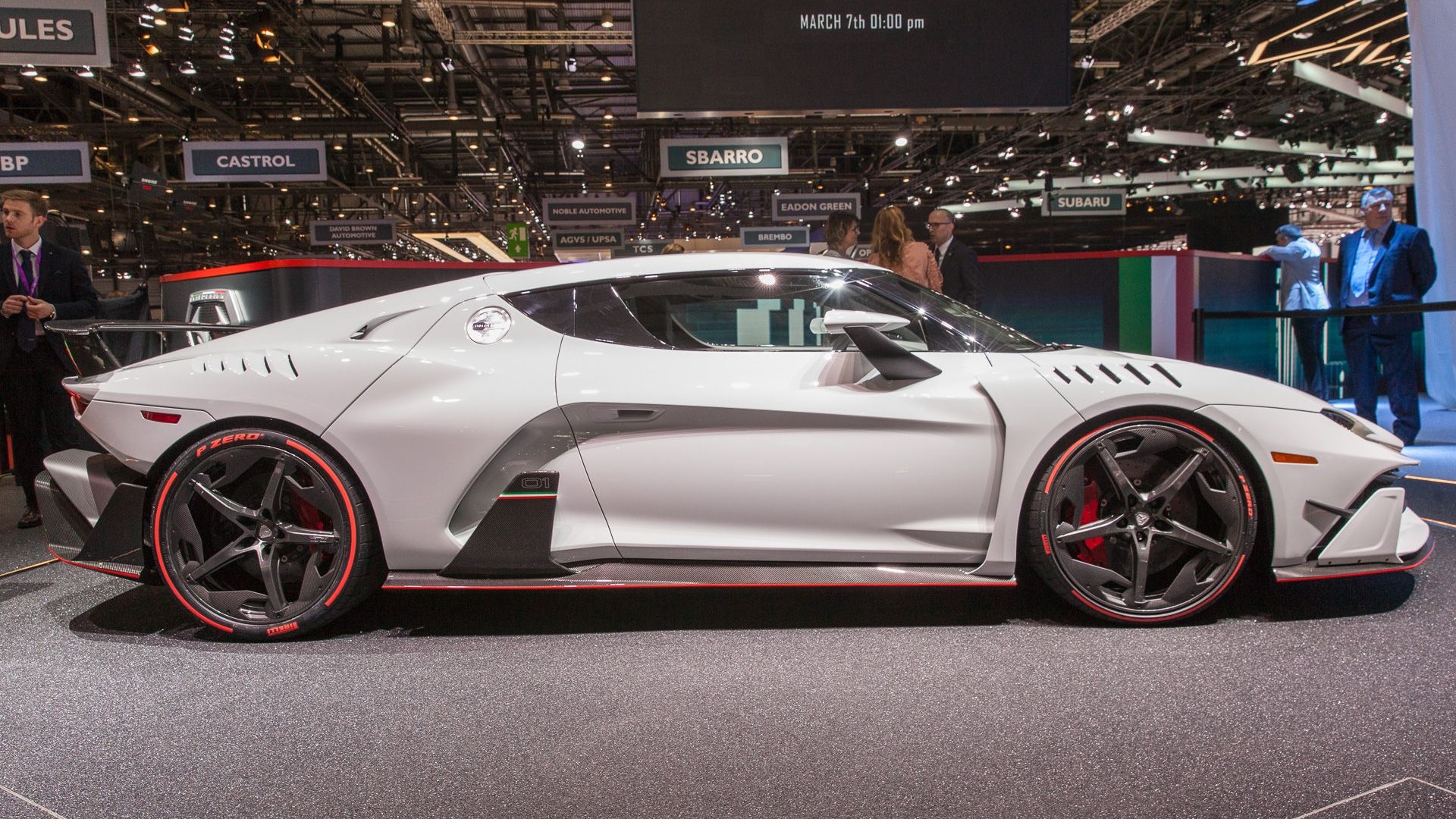 First model from Italdesign road car division is the Zerouno supercar