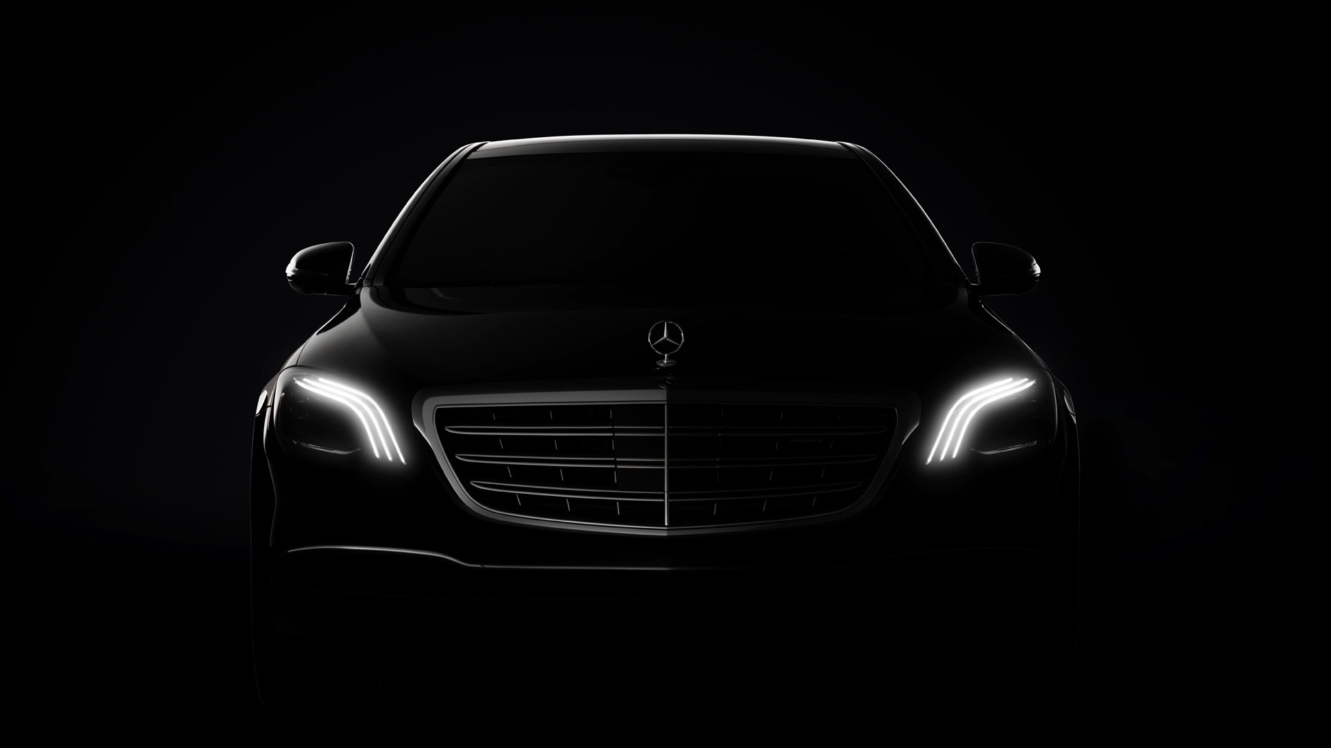 Teaser for 2018 Mercedes-Benz S-Class debuting at 2017 Shanghai auto show
