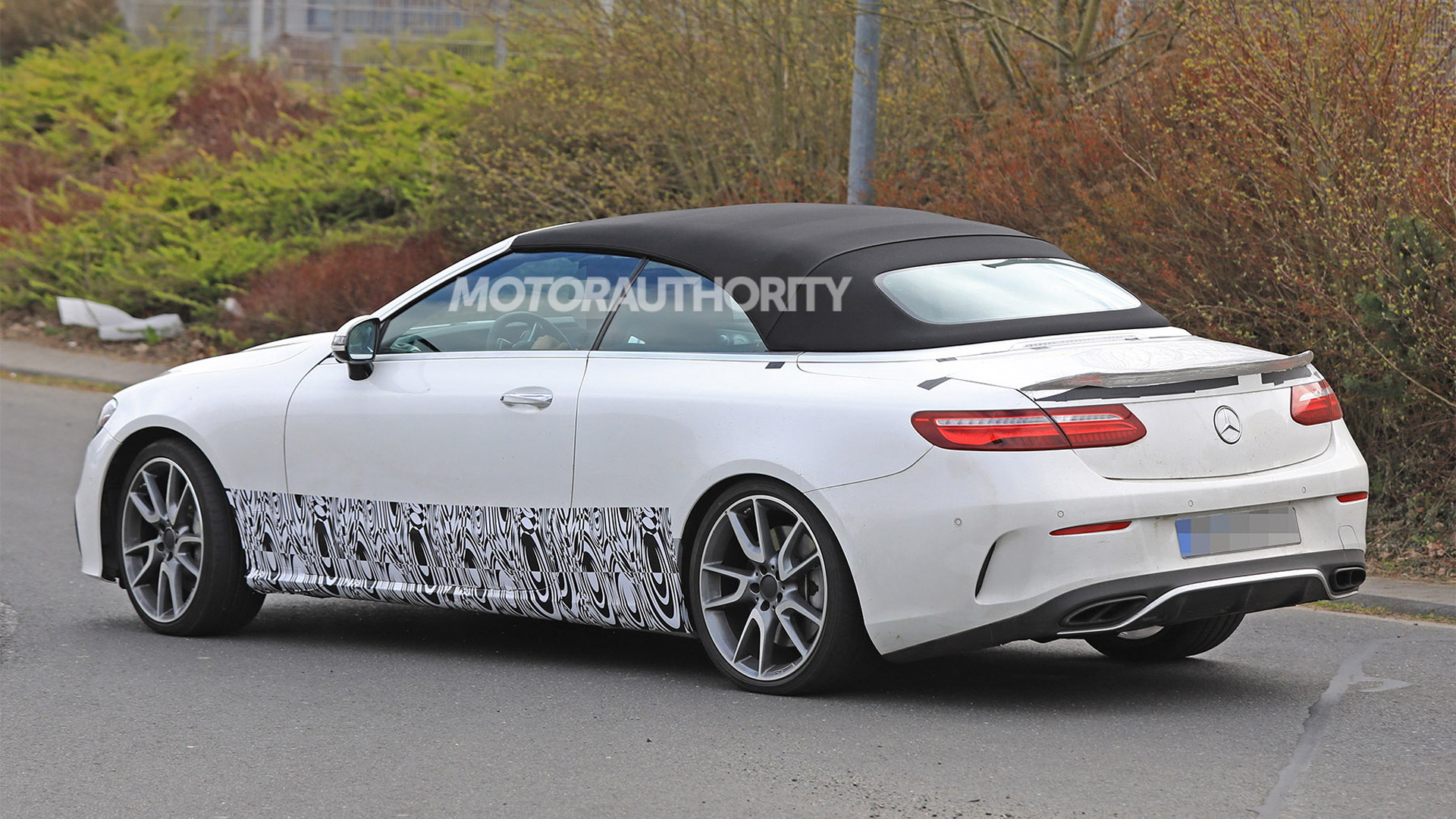 2018 Mercedes-AMG E43 Cabriolet spy shots