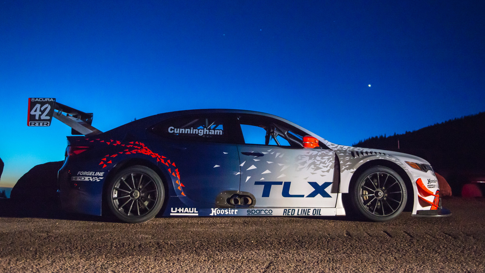 2017 Acura TLX GT race car set for 2017 Pikes Peak International Hill Climb