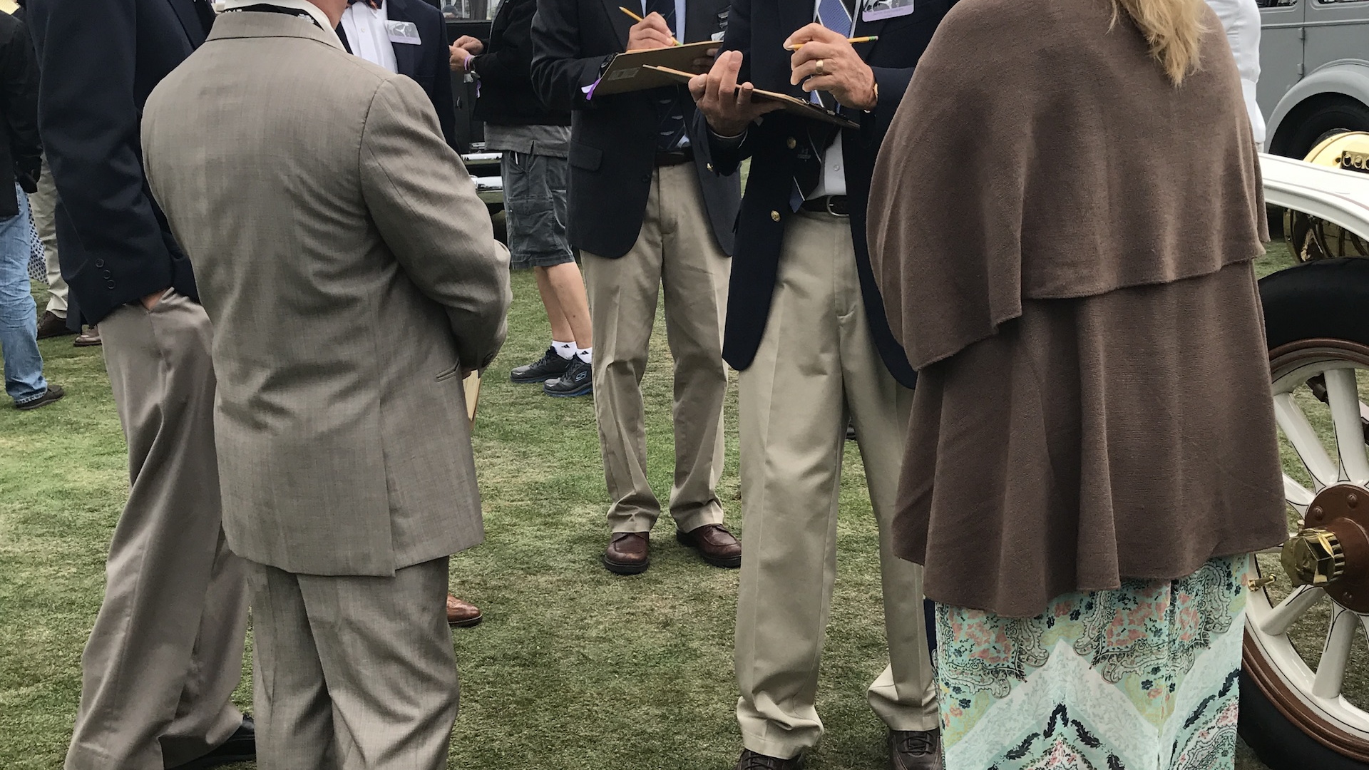 Judging at the 2017 Pebble Beach Concours d'Elegance