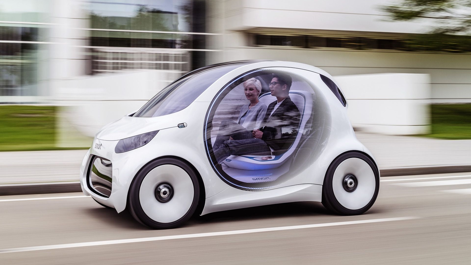 Smart Vision EQ ForTwo concept, 2017 Frankfurt auto show