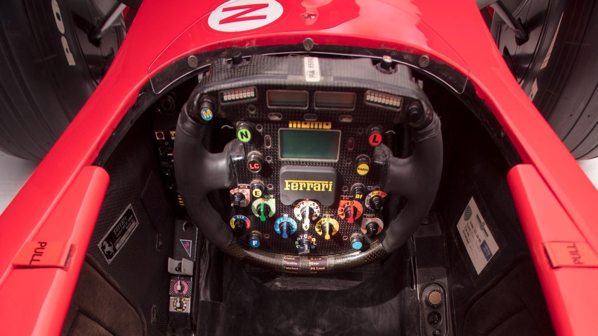 2002 Ferrari F2001b F1 car driven by Michael Schumacher - Photo via RM Sotheby's