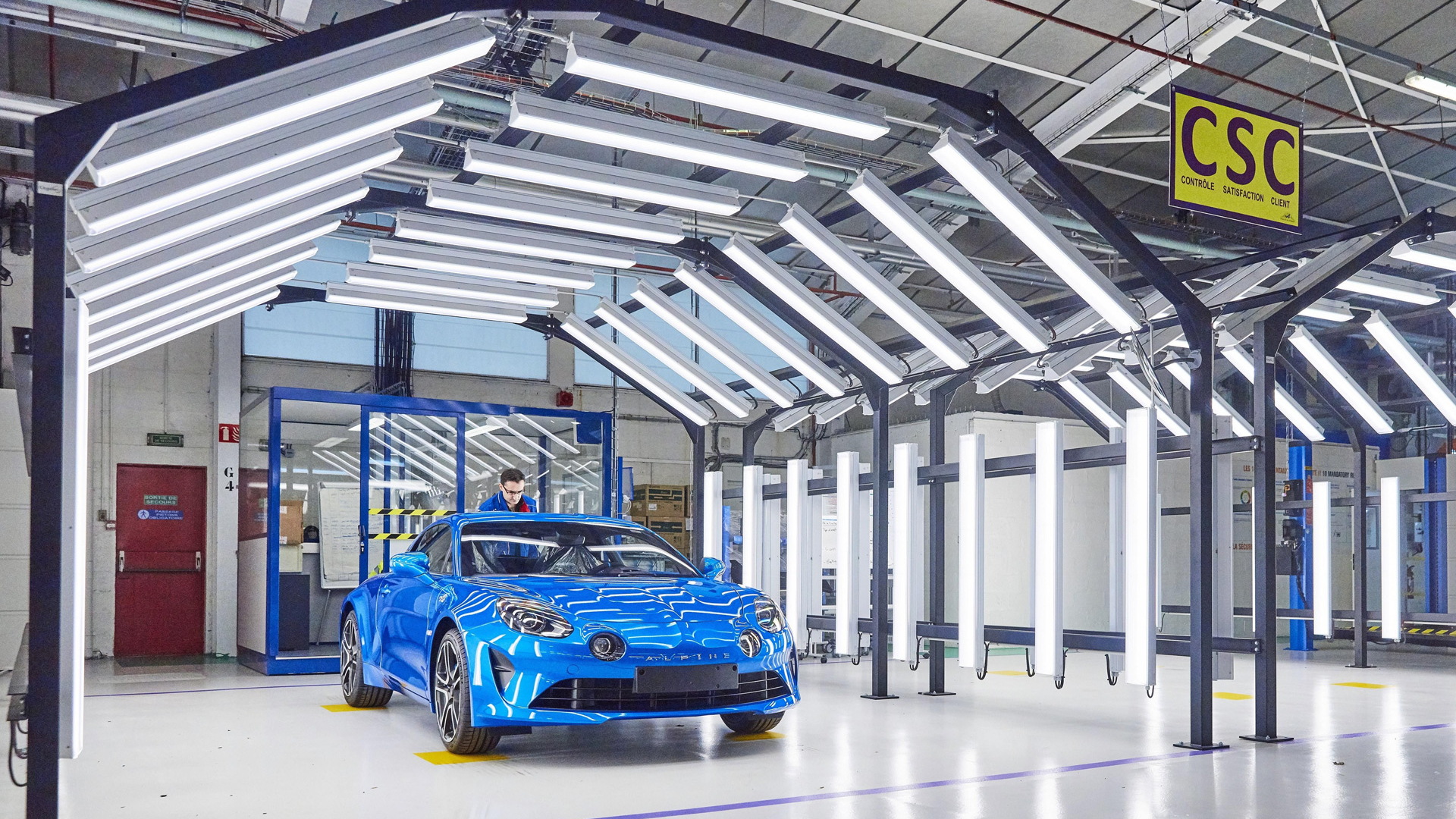 Alpine A110 production in Dieppe, France