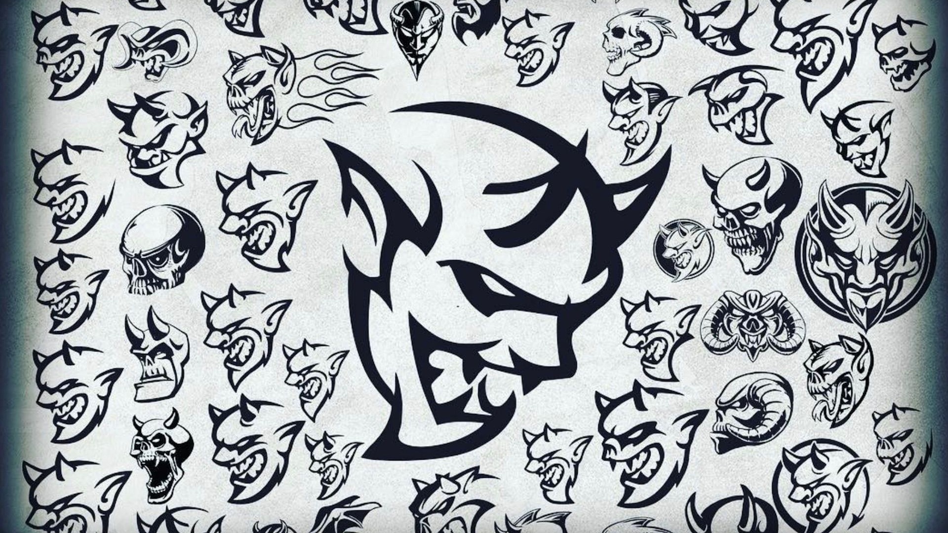 Concept Dodge Challenger Demon sketches