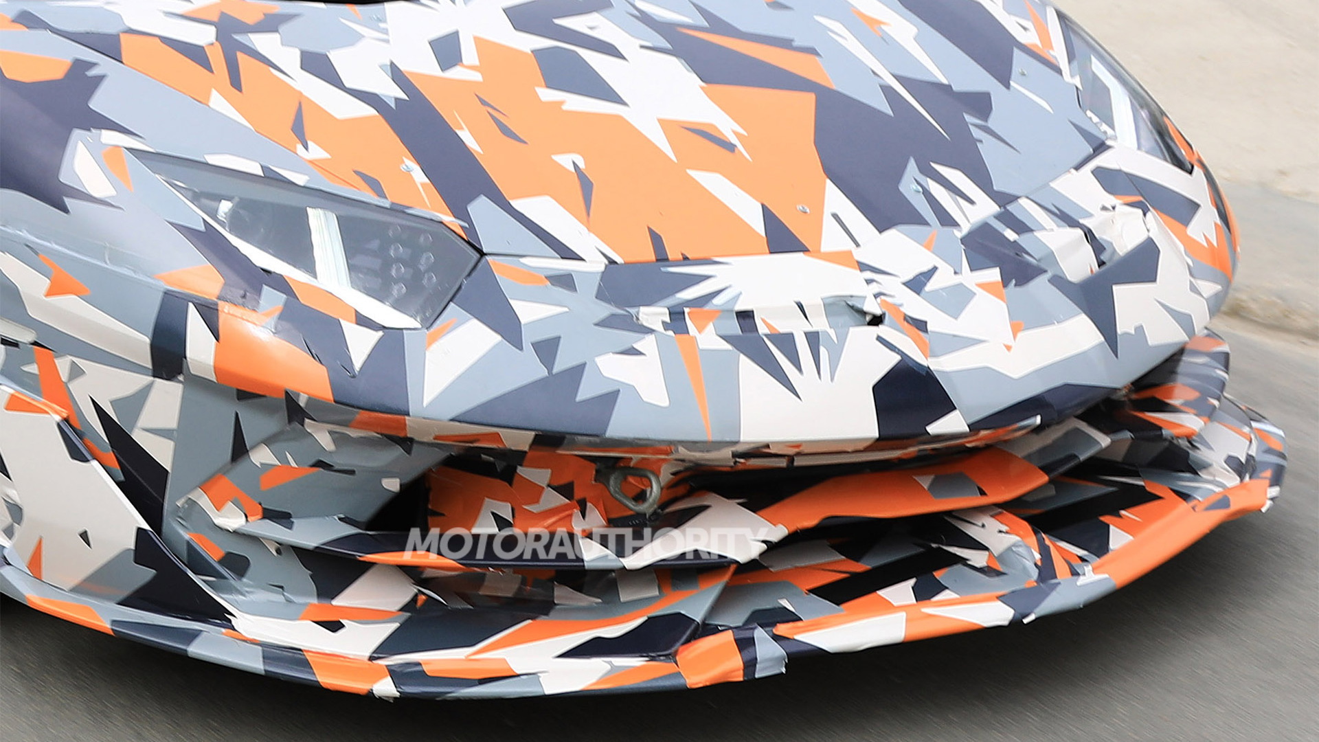 2020 Lamborghini Aventador SVJ spy shots - Image via S. Baldauf/SB-Medien
