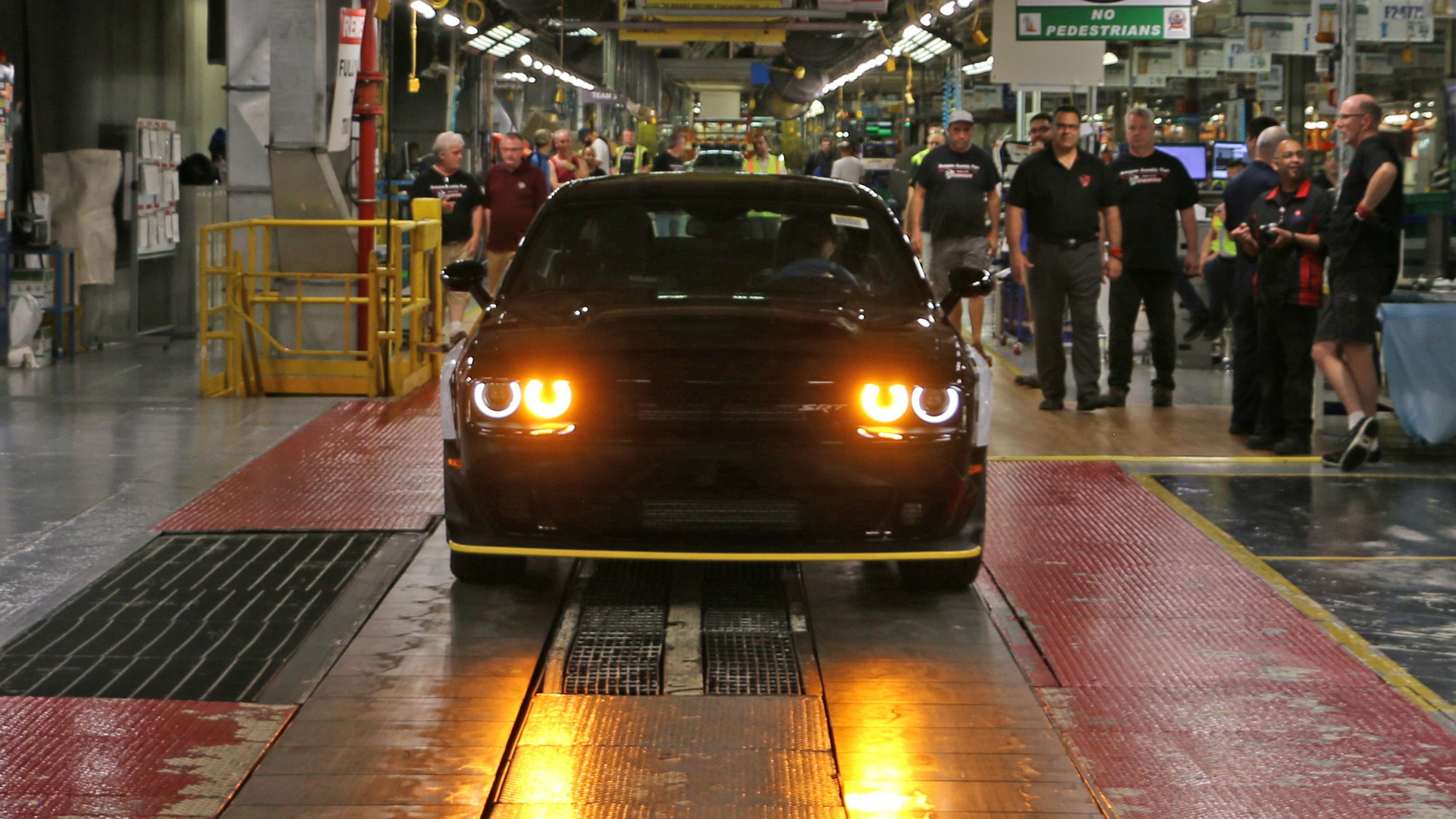 Final 2018 Dodge Challenger SRT Demon rolls off the line at Brampton, Canada plant