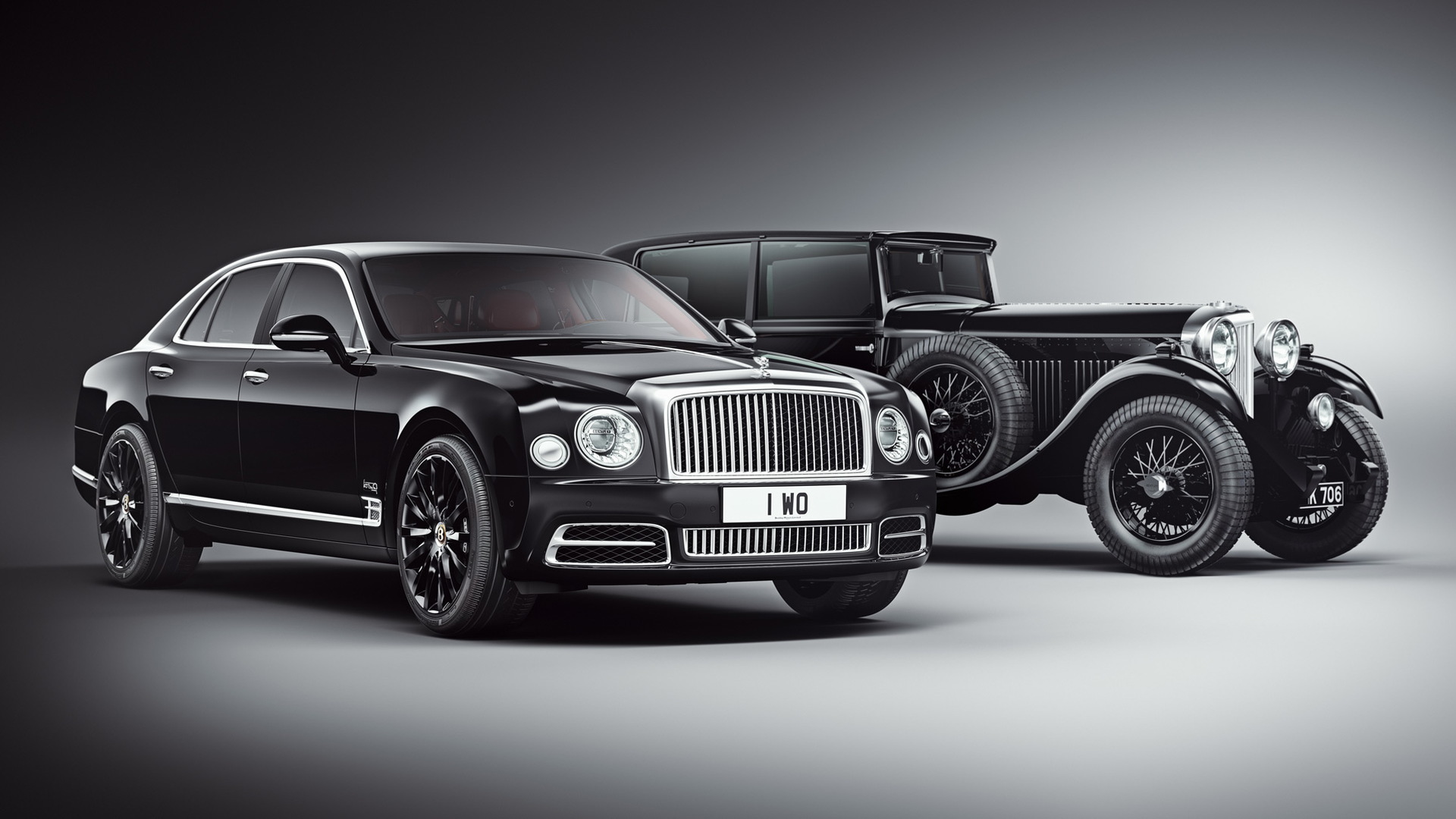 2019 Bentley Mulsanne W.O. Edition by Mulliner and 1930 Bentley 8 Litre