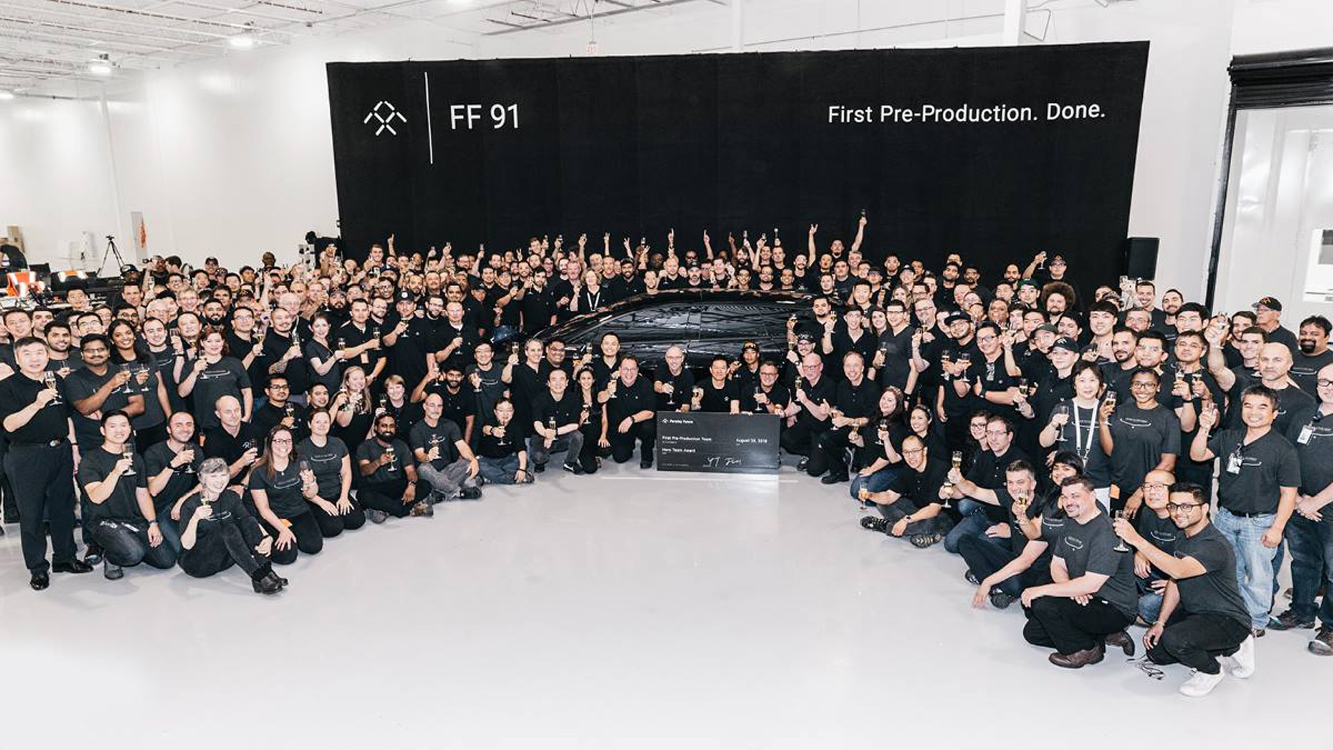 Faraday Future completes first pre-production FF91 on August 28, 2018