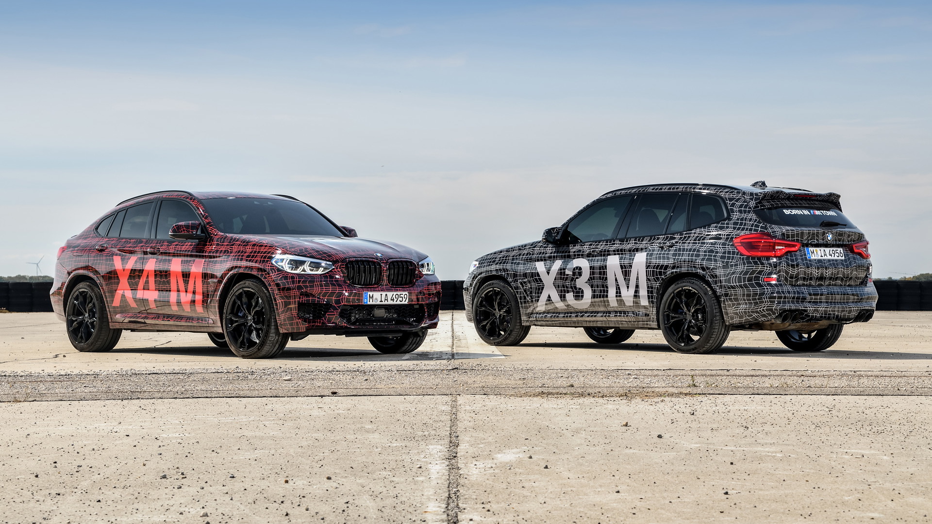 BMW X3 M and X4 M prototypes