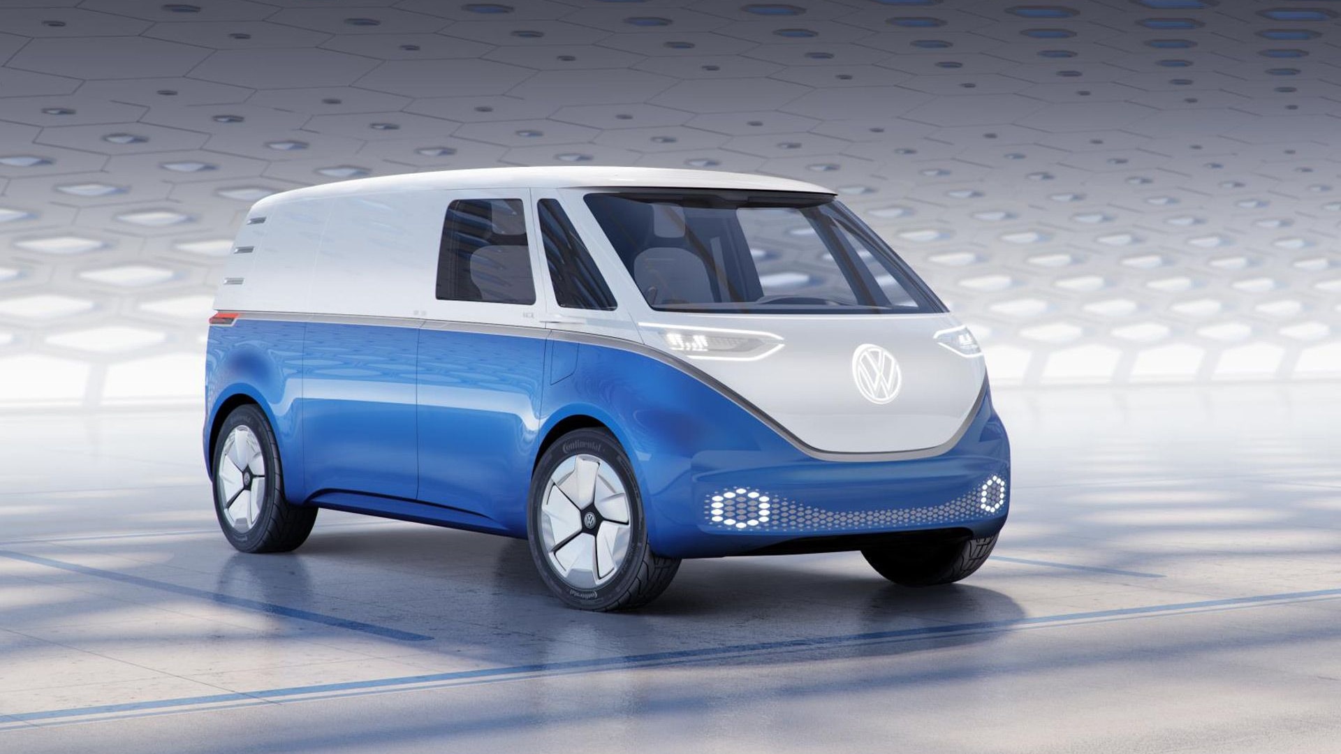 Electric Volkswagen Microbus Concept Gets Right Down To Business