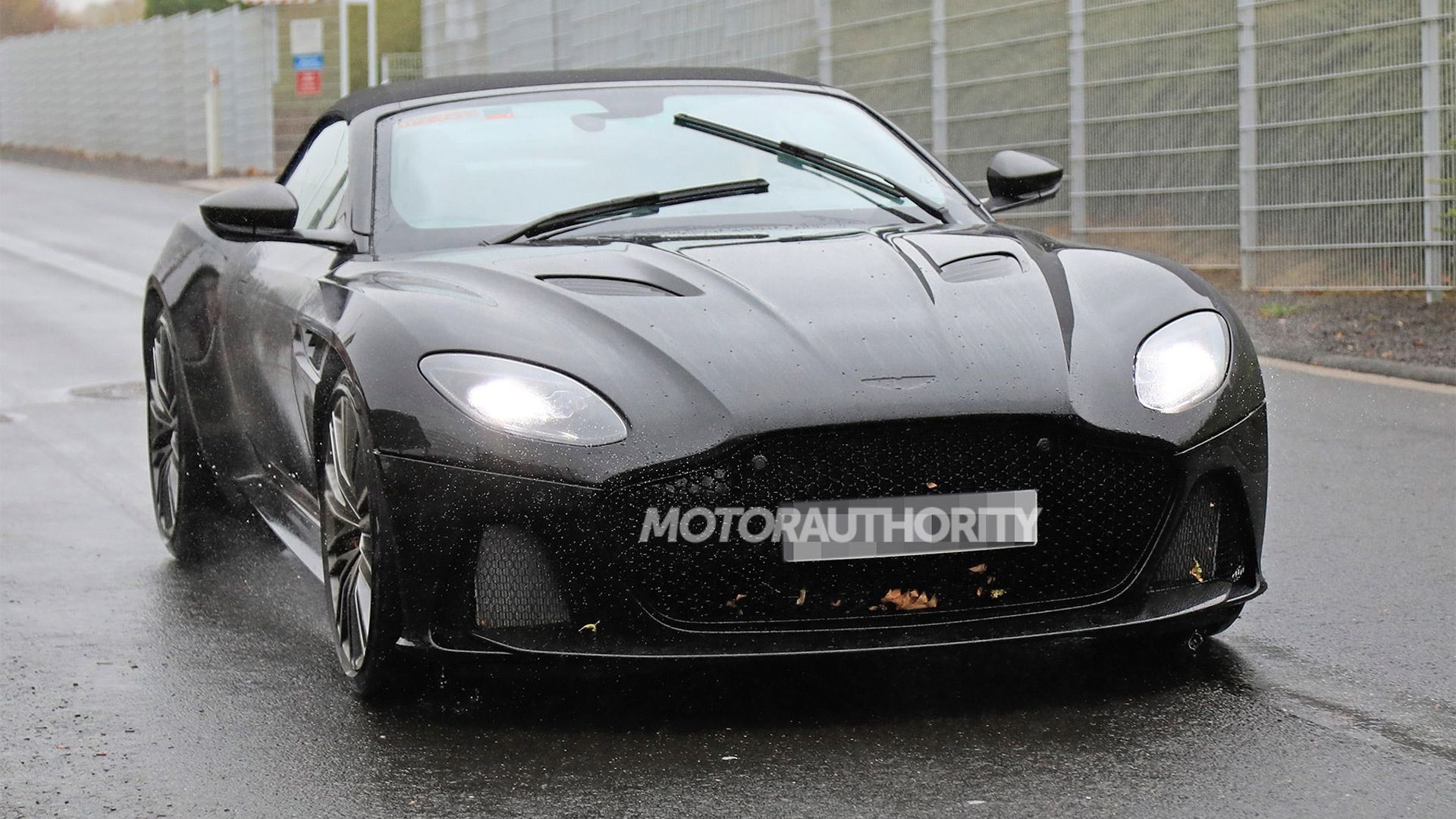 2020 Aston Martin DBS Superleggera Volante spy shots - Image via S. Baldauf/SB-Medien