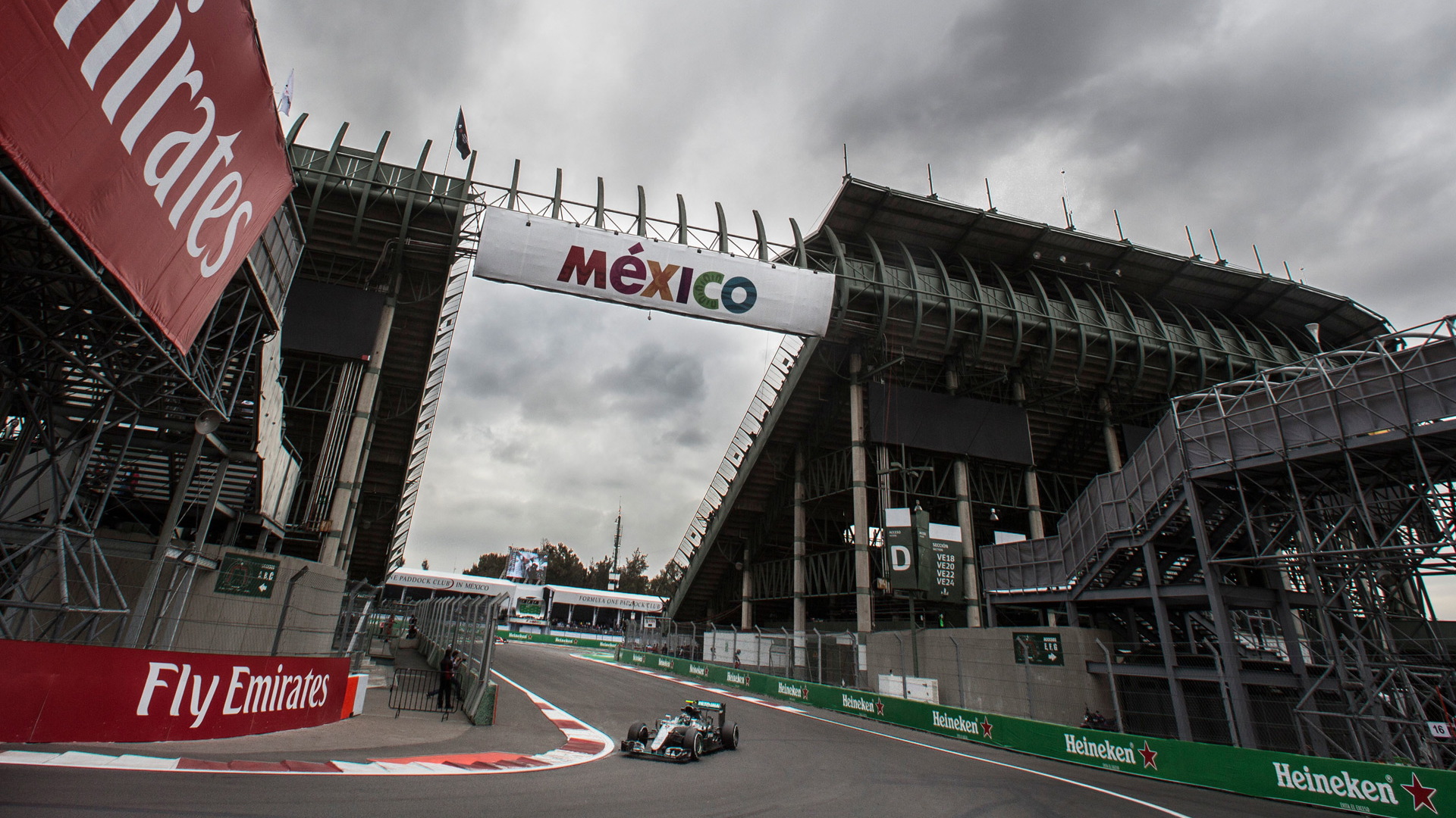 Autódromo Hermanos Rodríguez, home of the Formula 1 Mexican Grand Prix