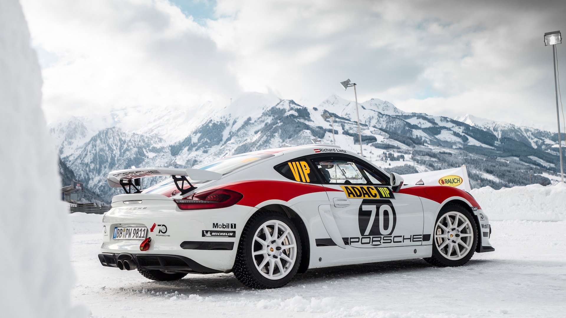 Porsche 718 Cayman rally car concept, Austria