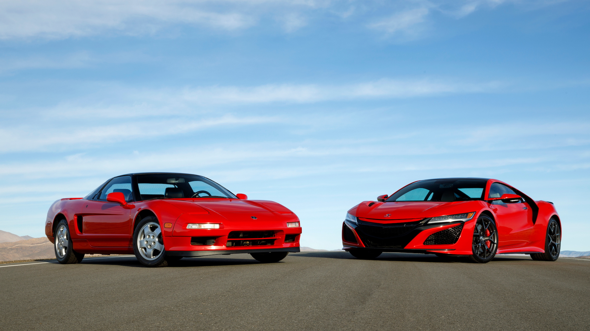 1991 and 2019 Acura NSX