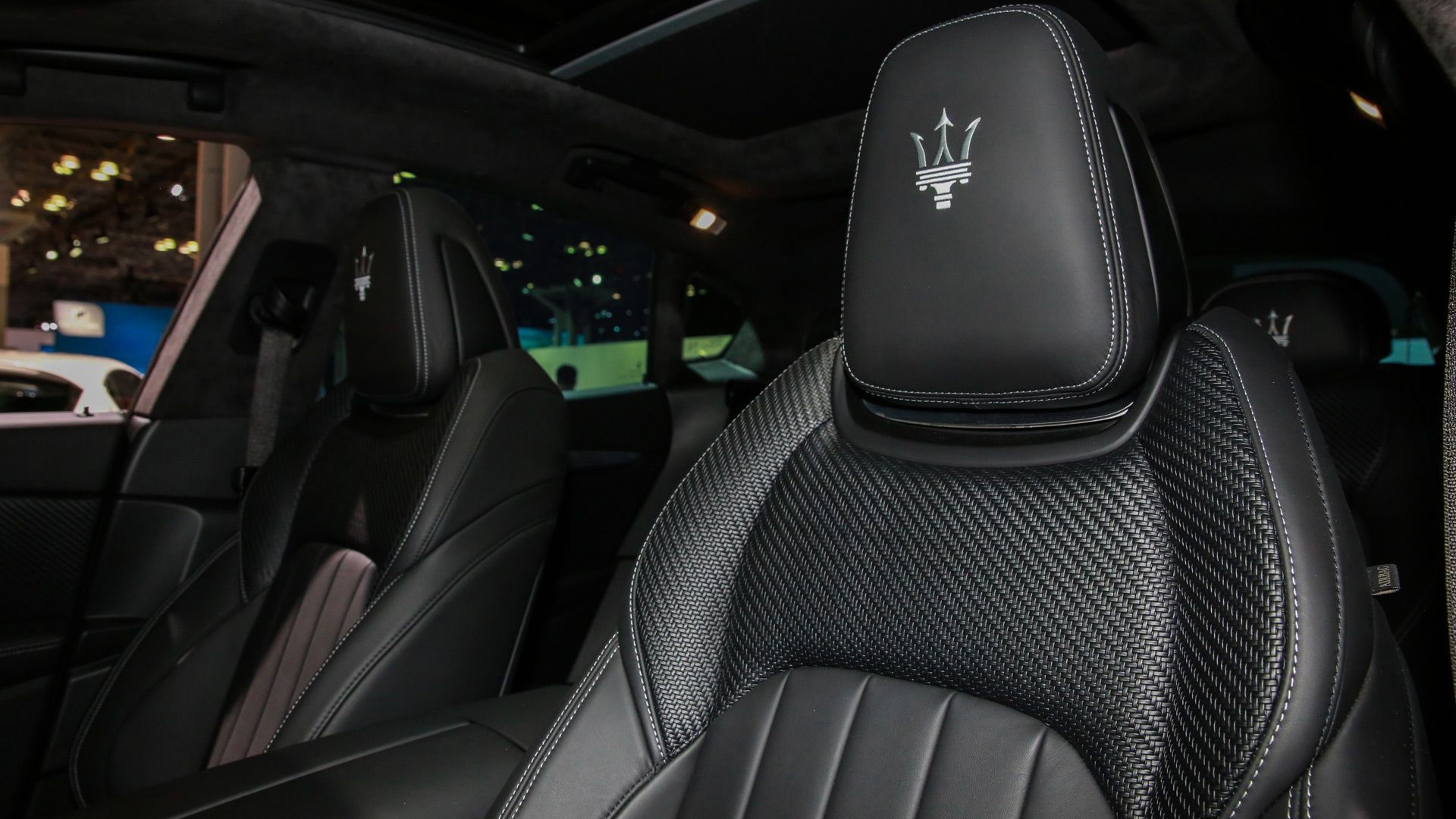 2020 Maserati Levante with Zegna Pelletessuta woven leather interior