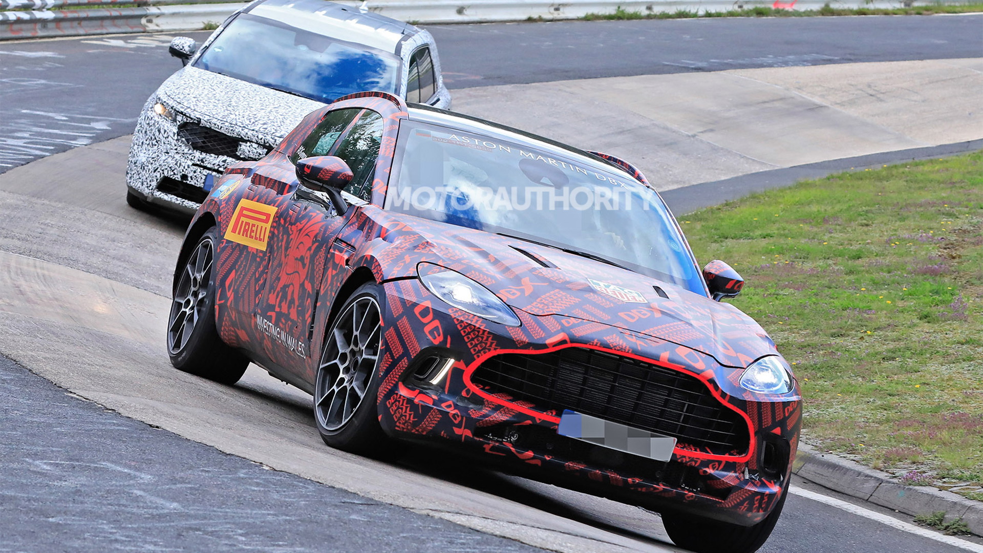 2020 Aston Martin DBX spy shots - Photo credit: S. Baldauf/SB-Medien