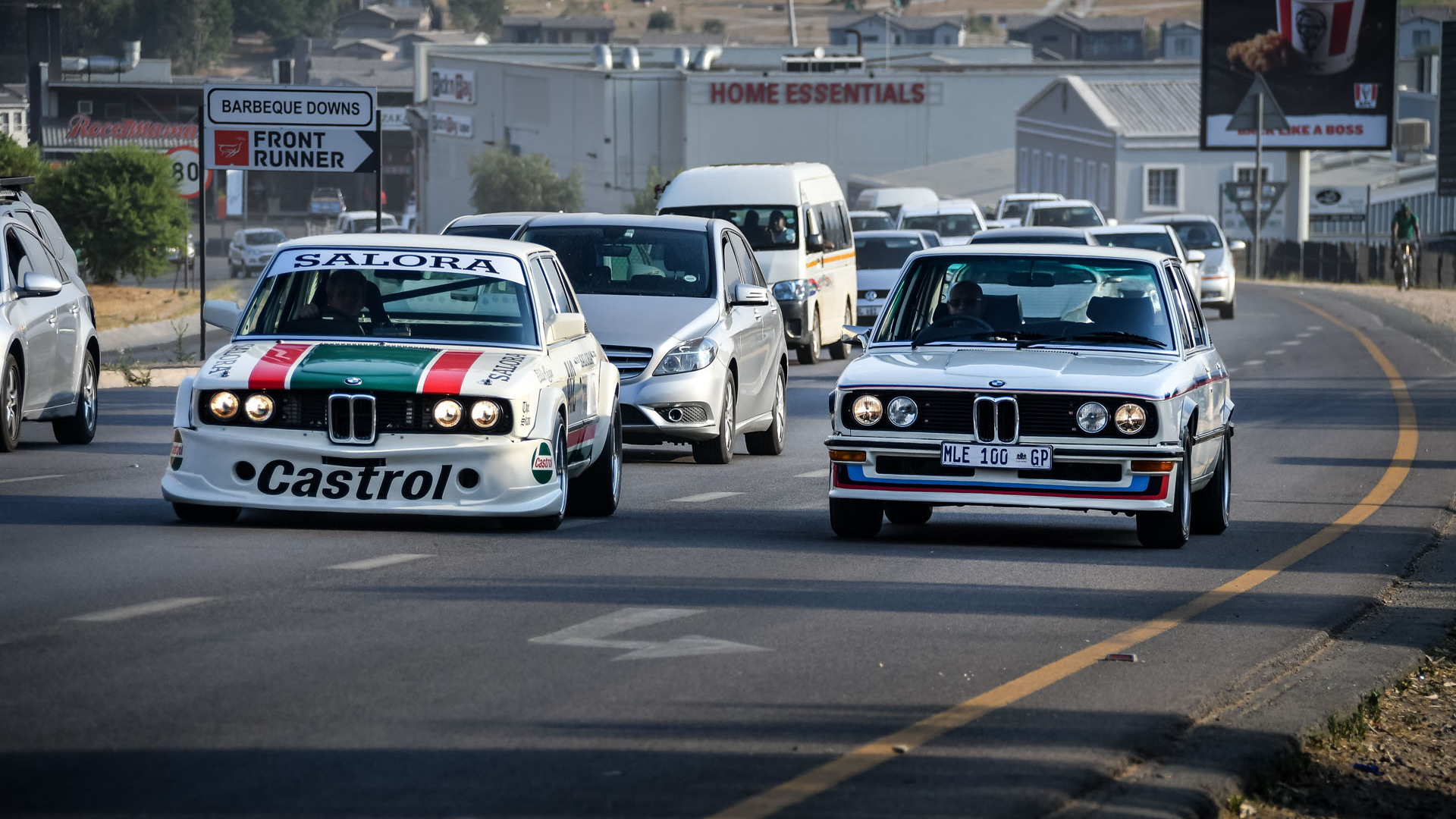 BMW 530 MLE road and race car reunion
