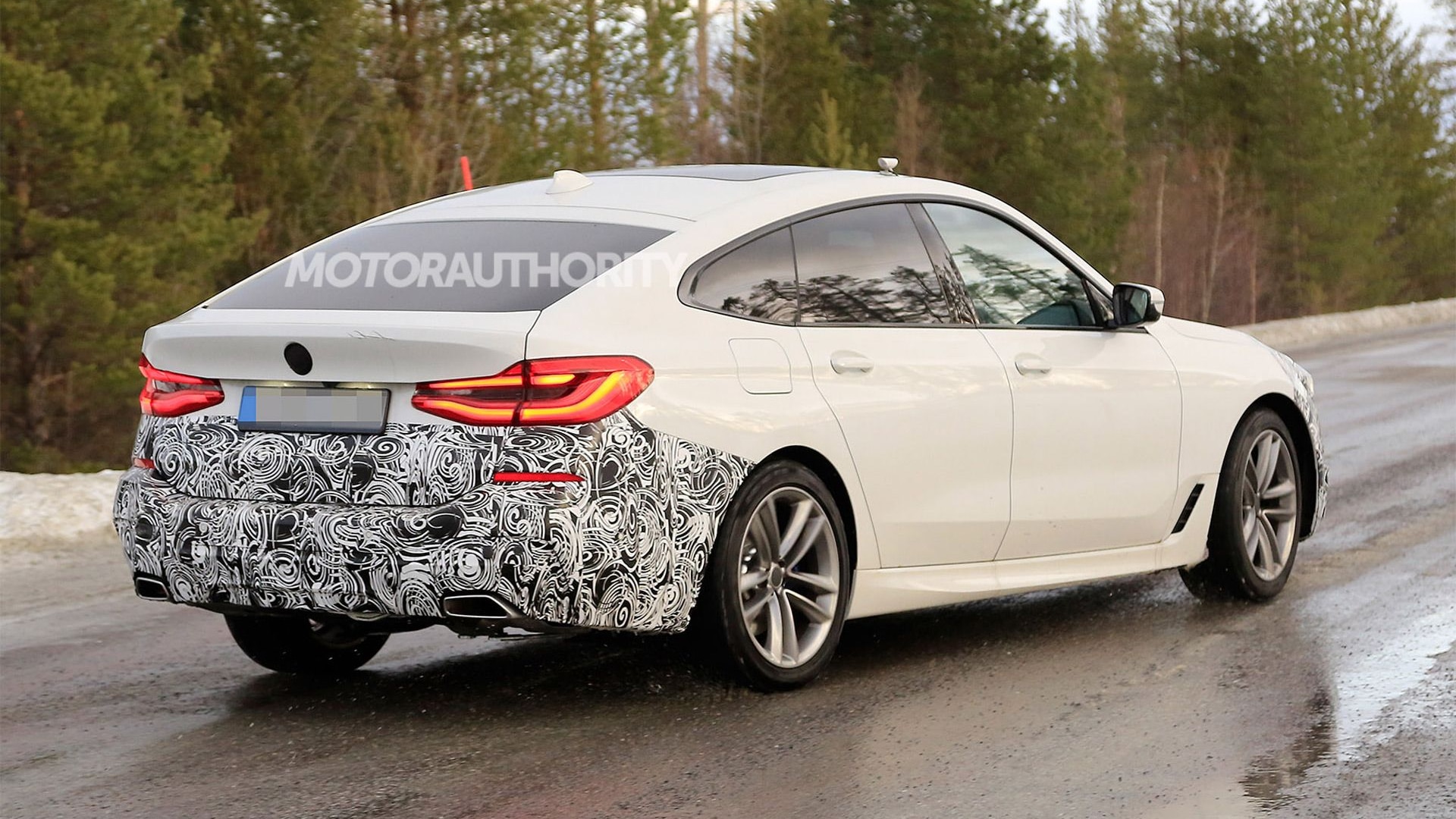 2021 BMW 6-Series Gran Turismo spy shots