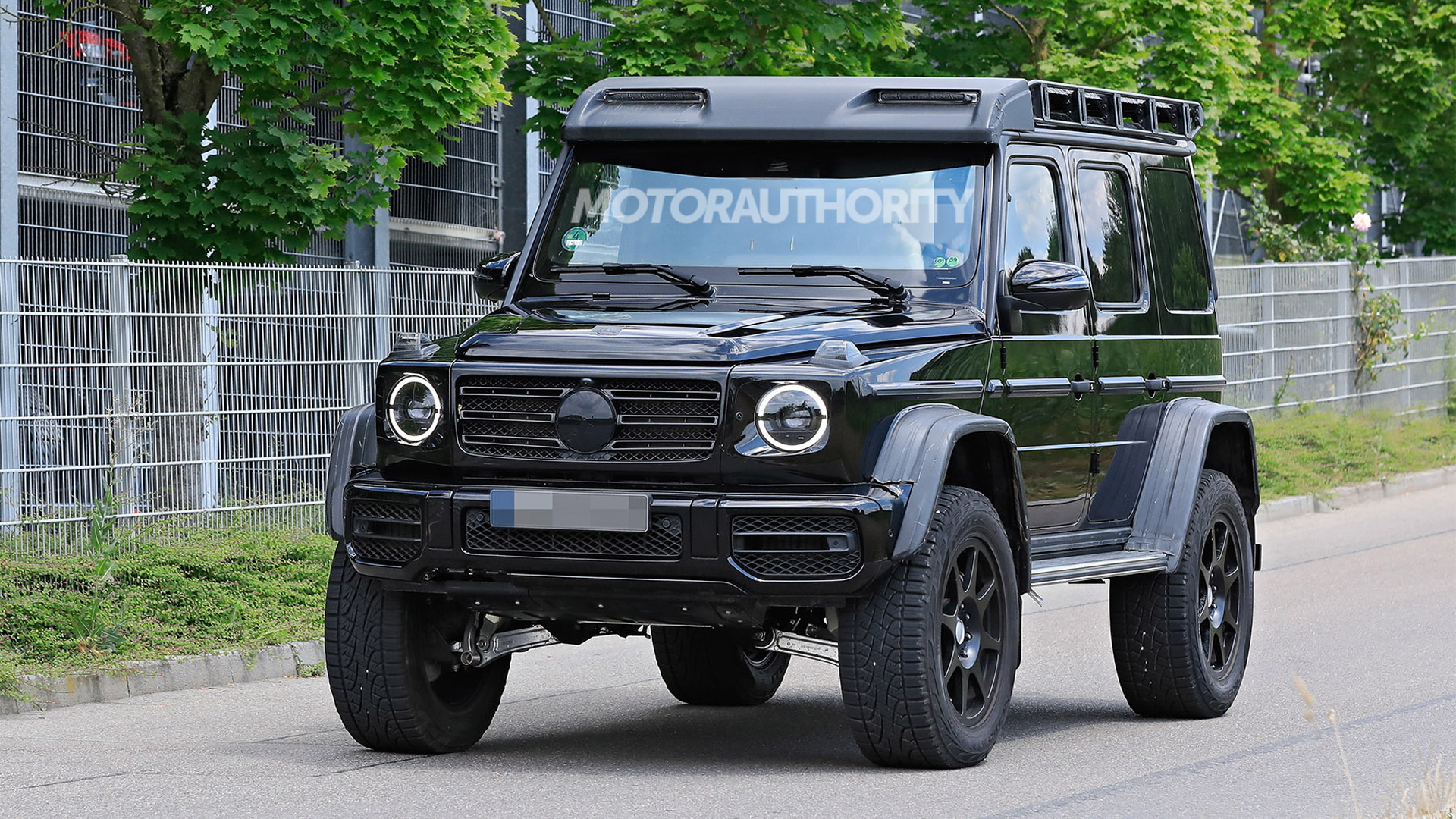 New MercedesBenz G550 4x4 Squared spy shots