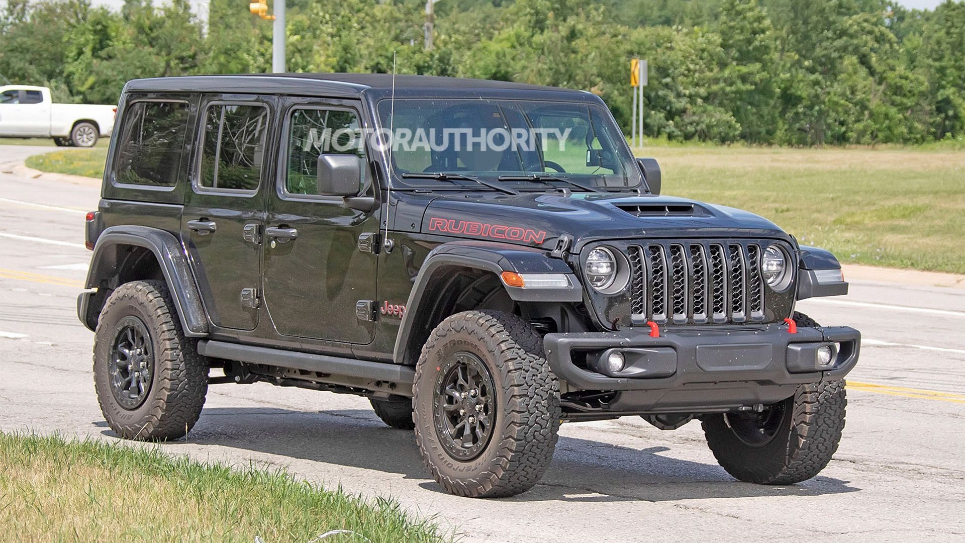 21 Jeep Wrangler Rubicon 392 V 8 Spy Shots