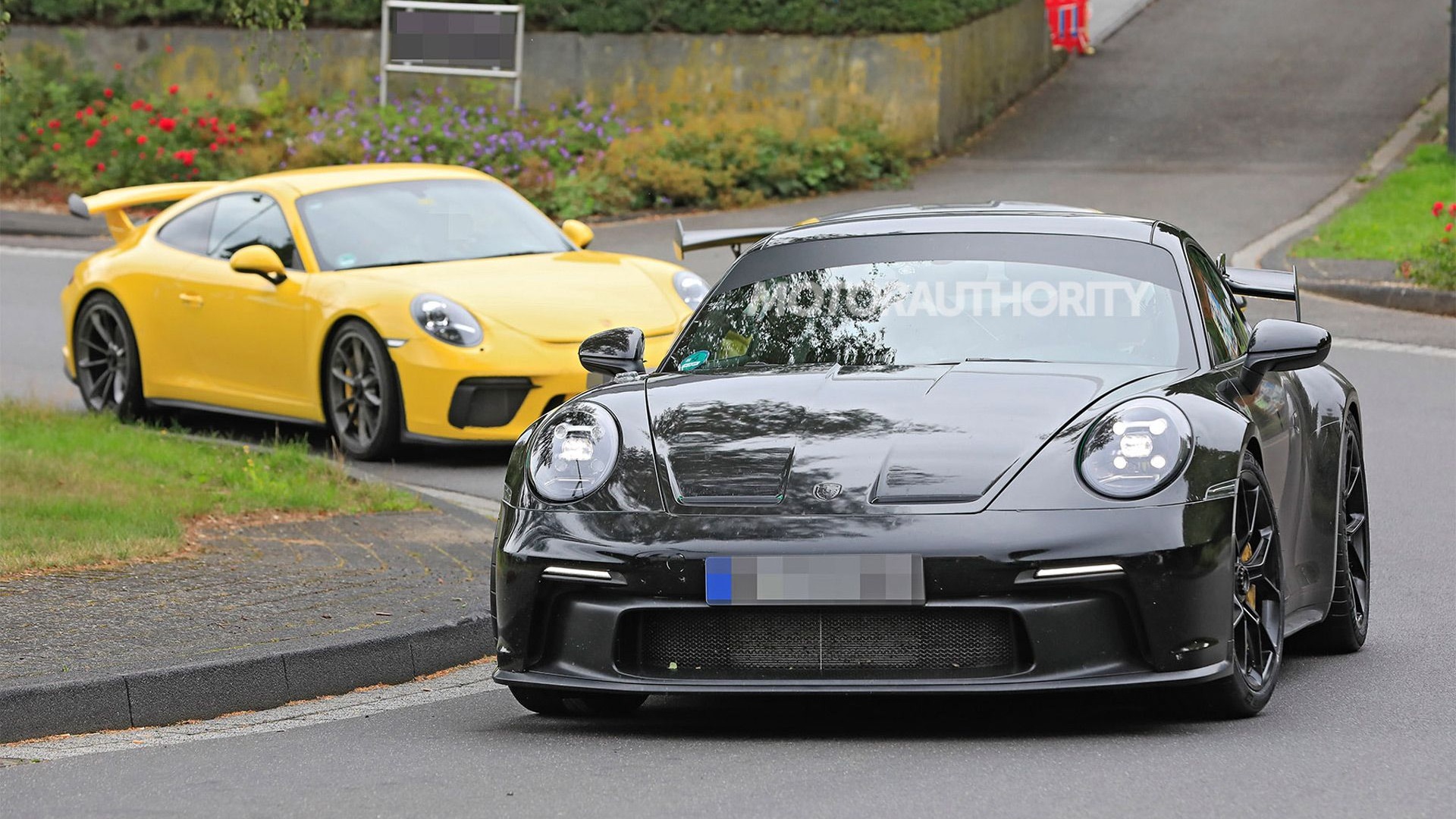 2021 porsche 911 gt3 spy shots development on the final track 2021 porsche 911 gt3 spy shots