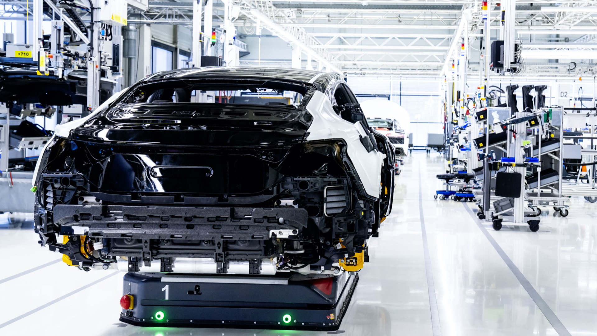 Audi E-Tron GT pre-production at Böllinger Höfe plant in Neckarsulm, Germany