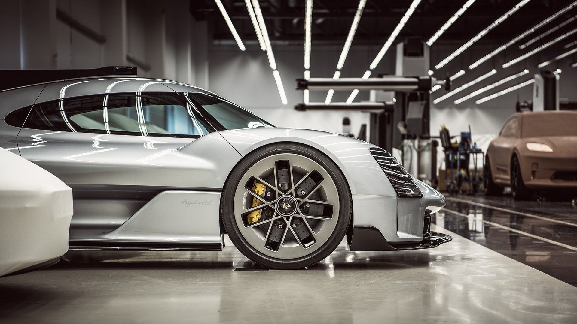 Porsche 919 Street and possible clay model for electric Porsche Macan