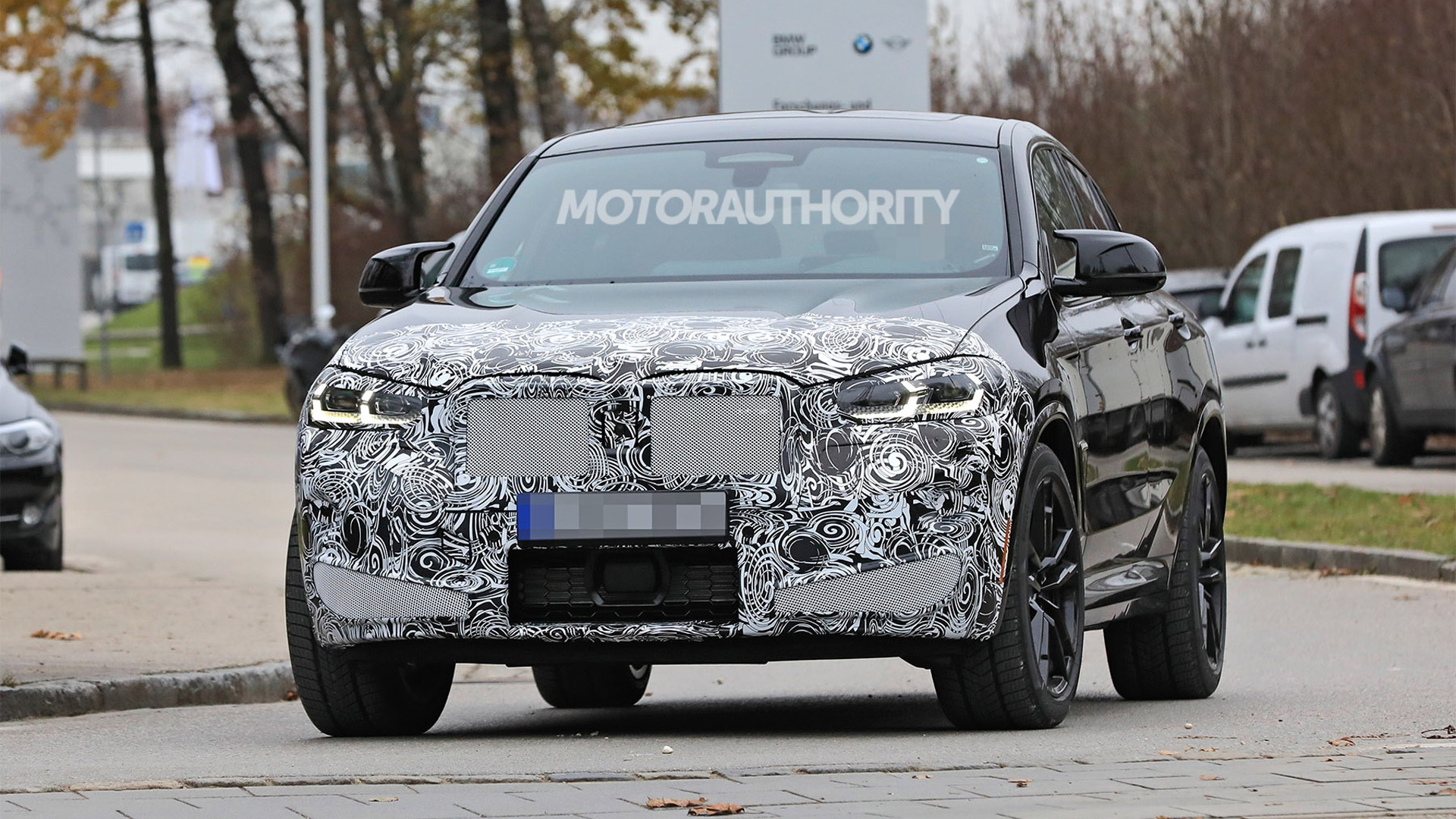 2022 BMW X4 M facelift spy shots - Photo credit: S. Baldauf/SB-Medien