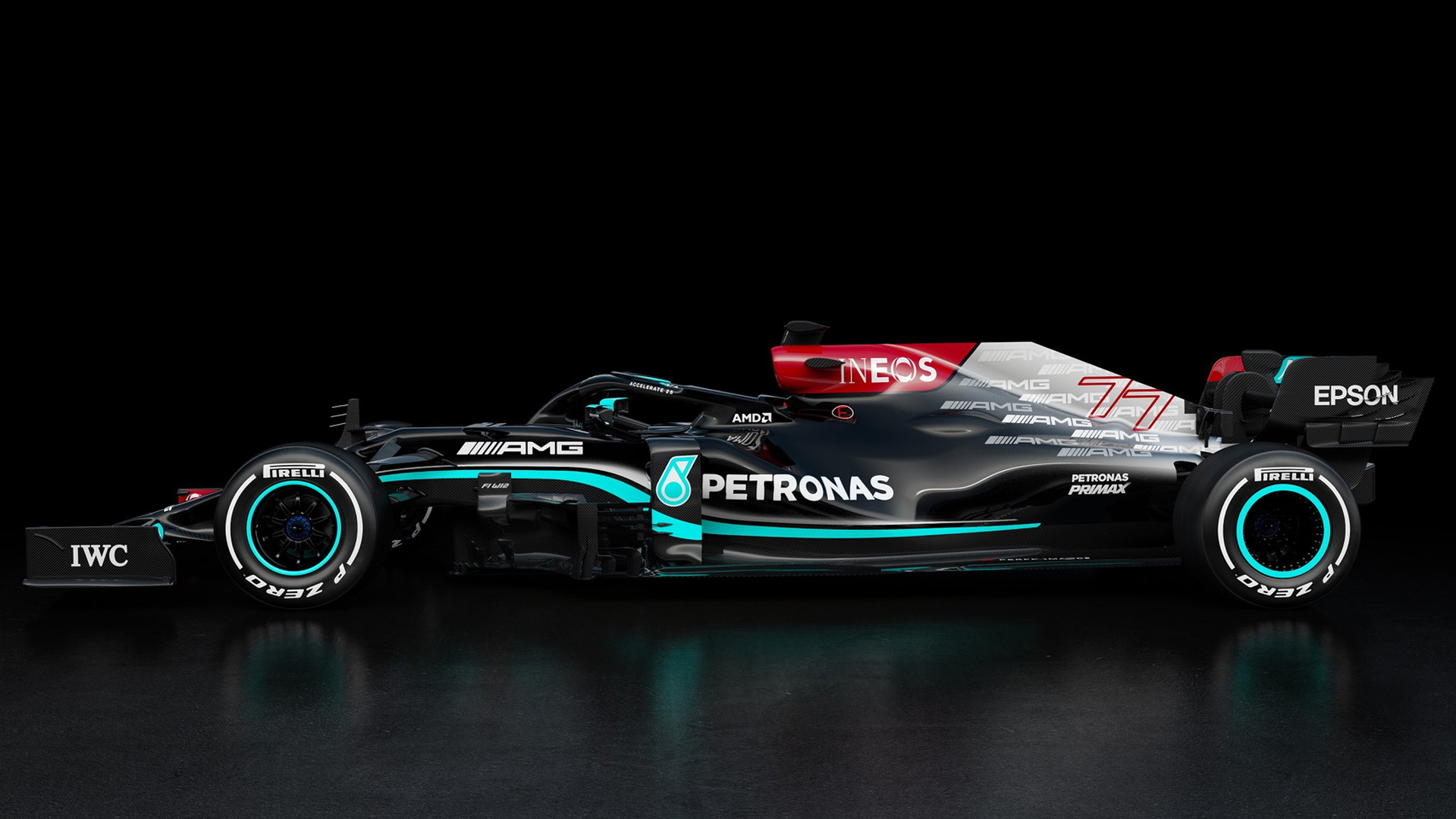 2021 Mercedes-Benz AMG W12 E Performance Formula One race car