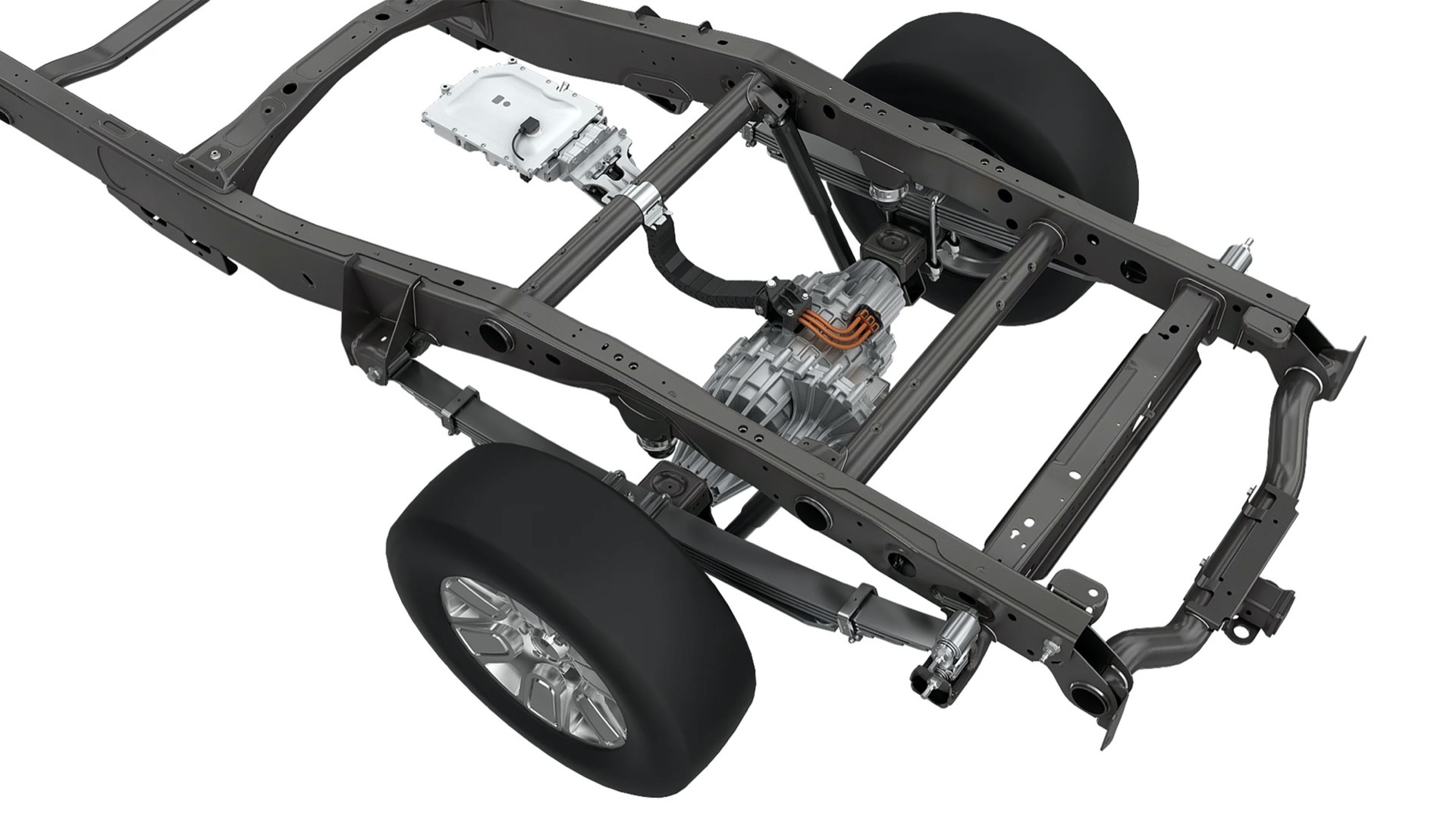 Magna eBeam propulsion system for electric or hybrid trucks