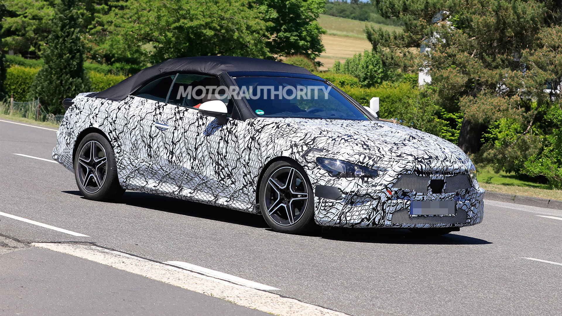 23 Mercedes Benz C Class Cabriolet Spy Shots And Video Redesigned Convertible On The Way