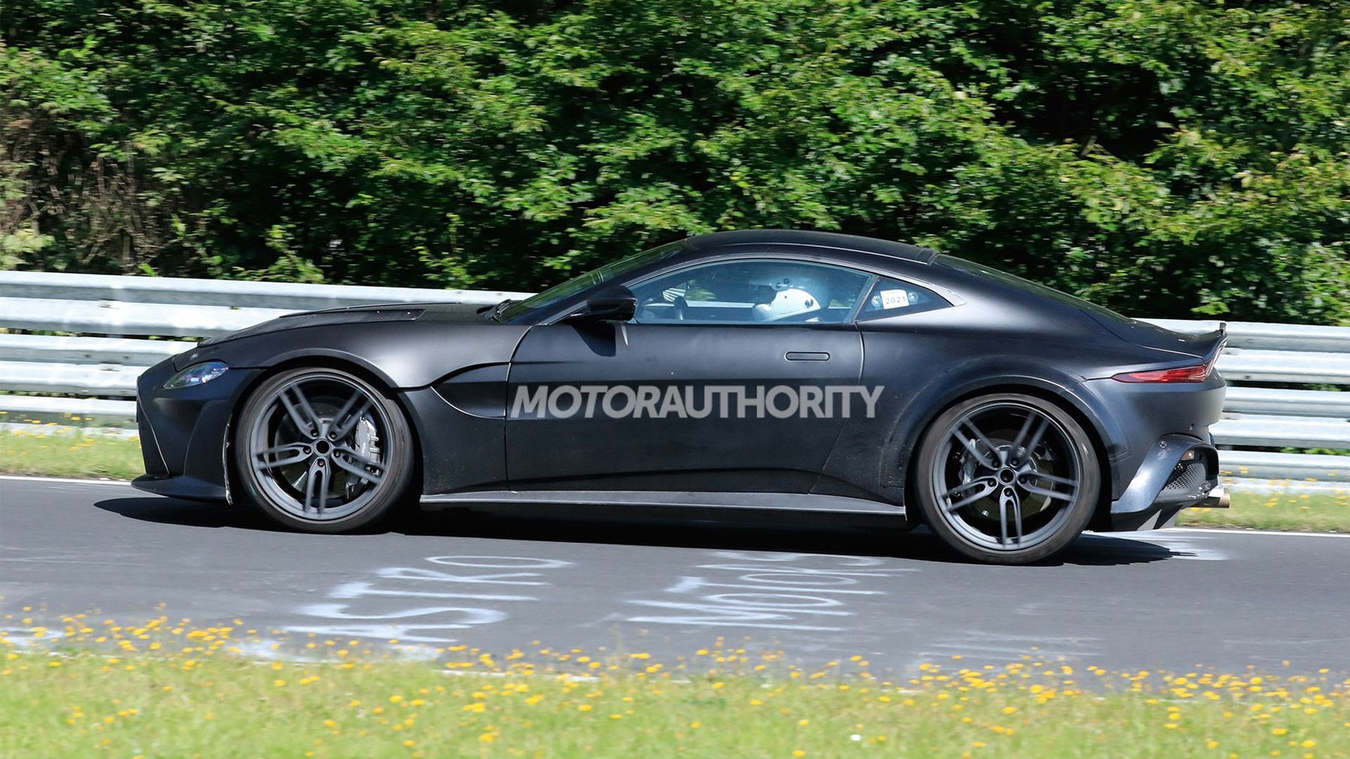 2023 Aston Martin V12 Vantage spy shots - Photo credit: S. Baldauf/SB-Medien