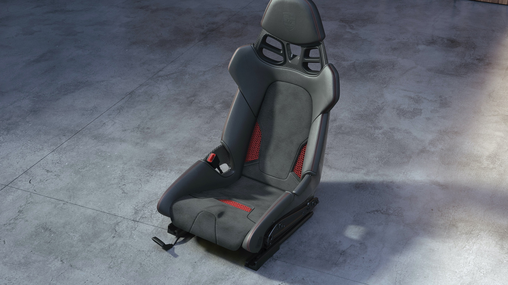 Porsche 3D-printed seat