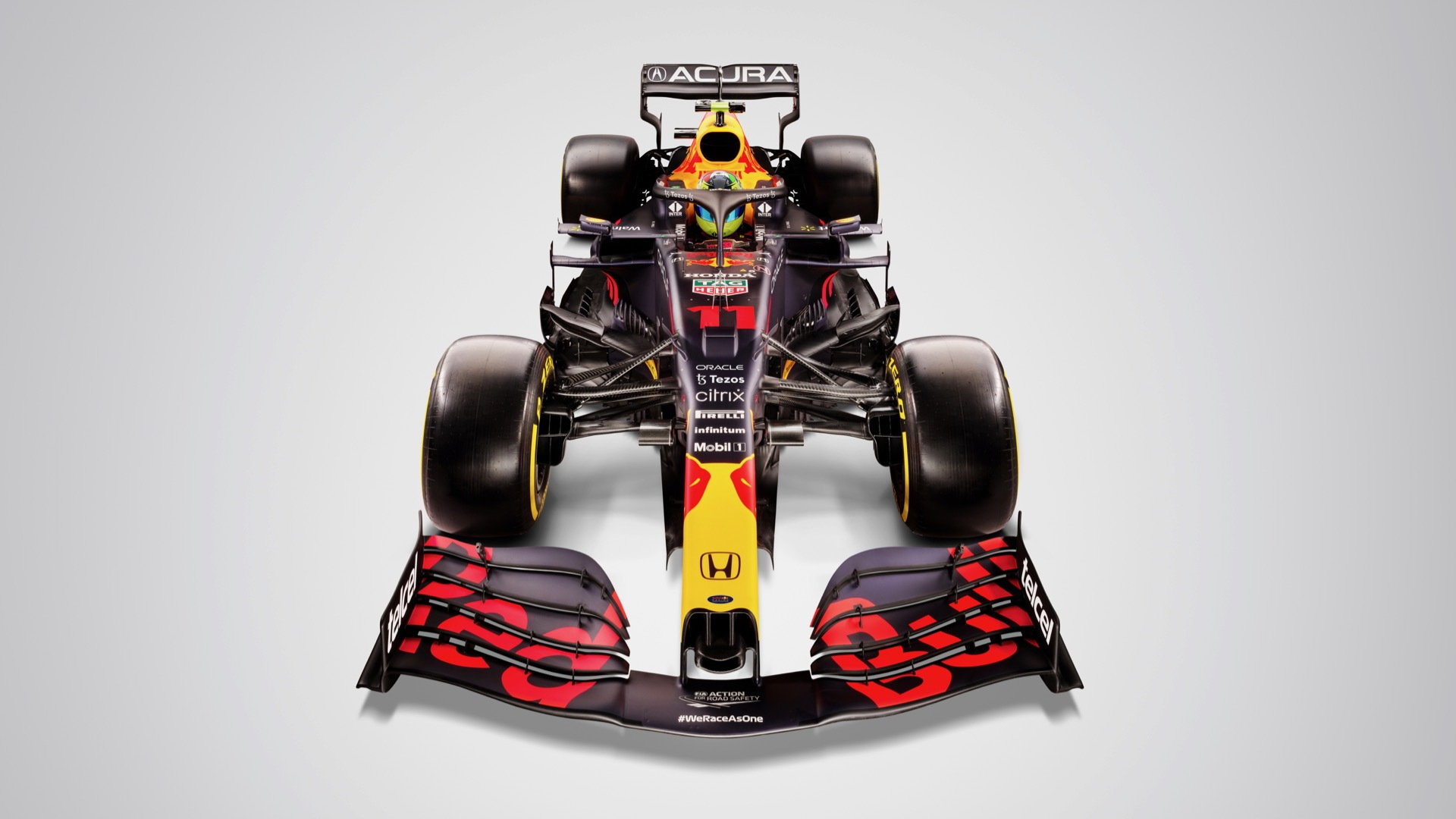 Red Bull RB16B with Acura badging for the 2021 United States Grand Prix