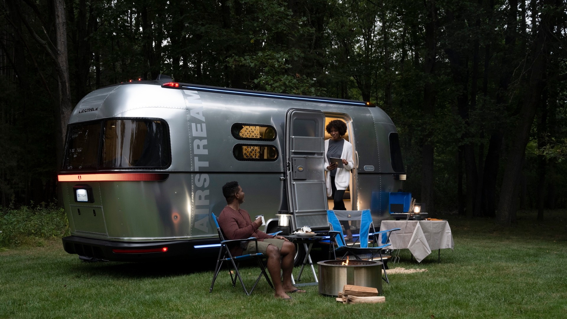Airstream eStream electric camping trailer