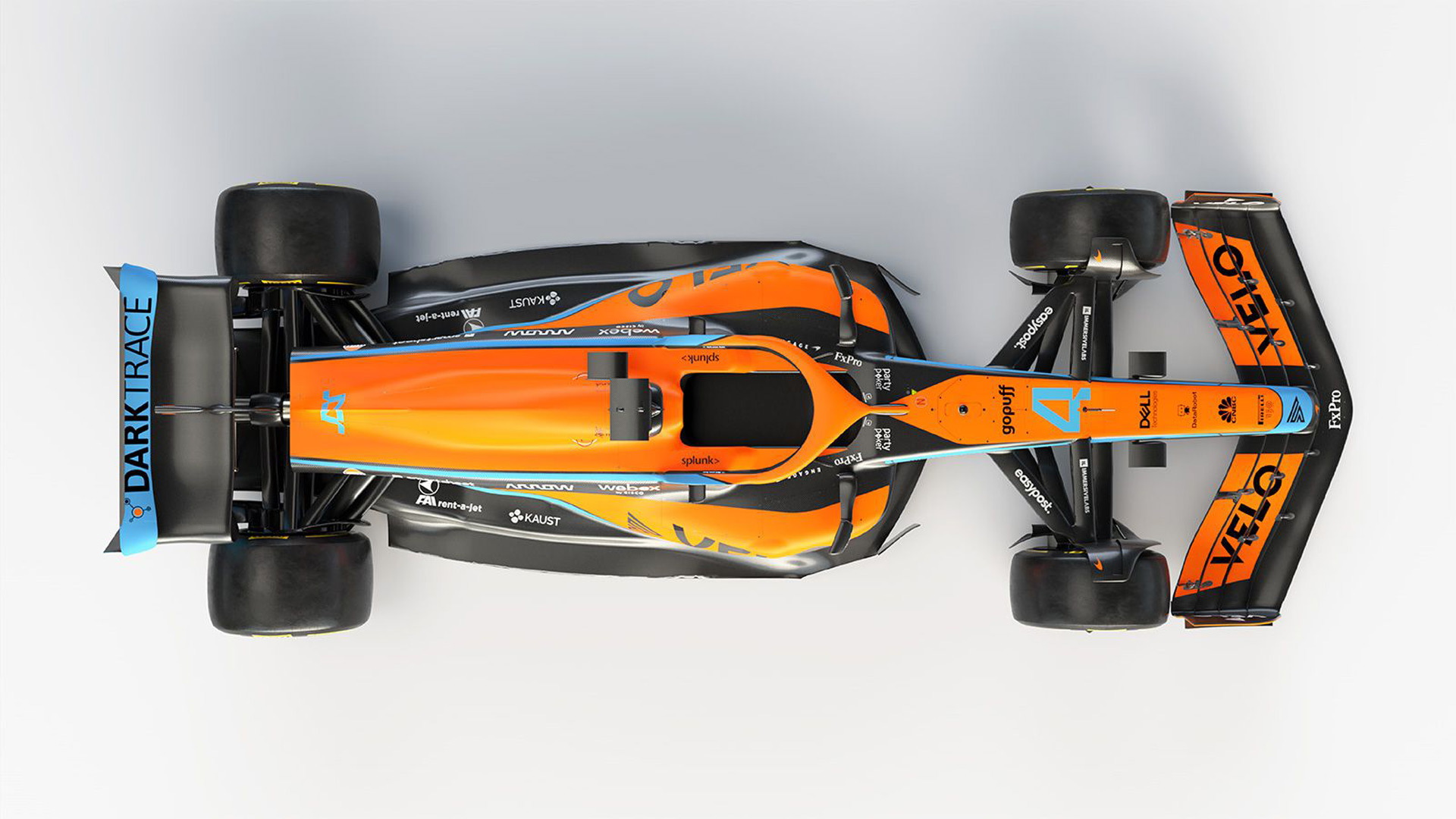 2022 McLaren MCL36 Formula One race car