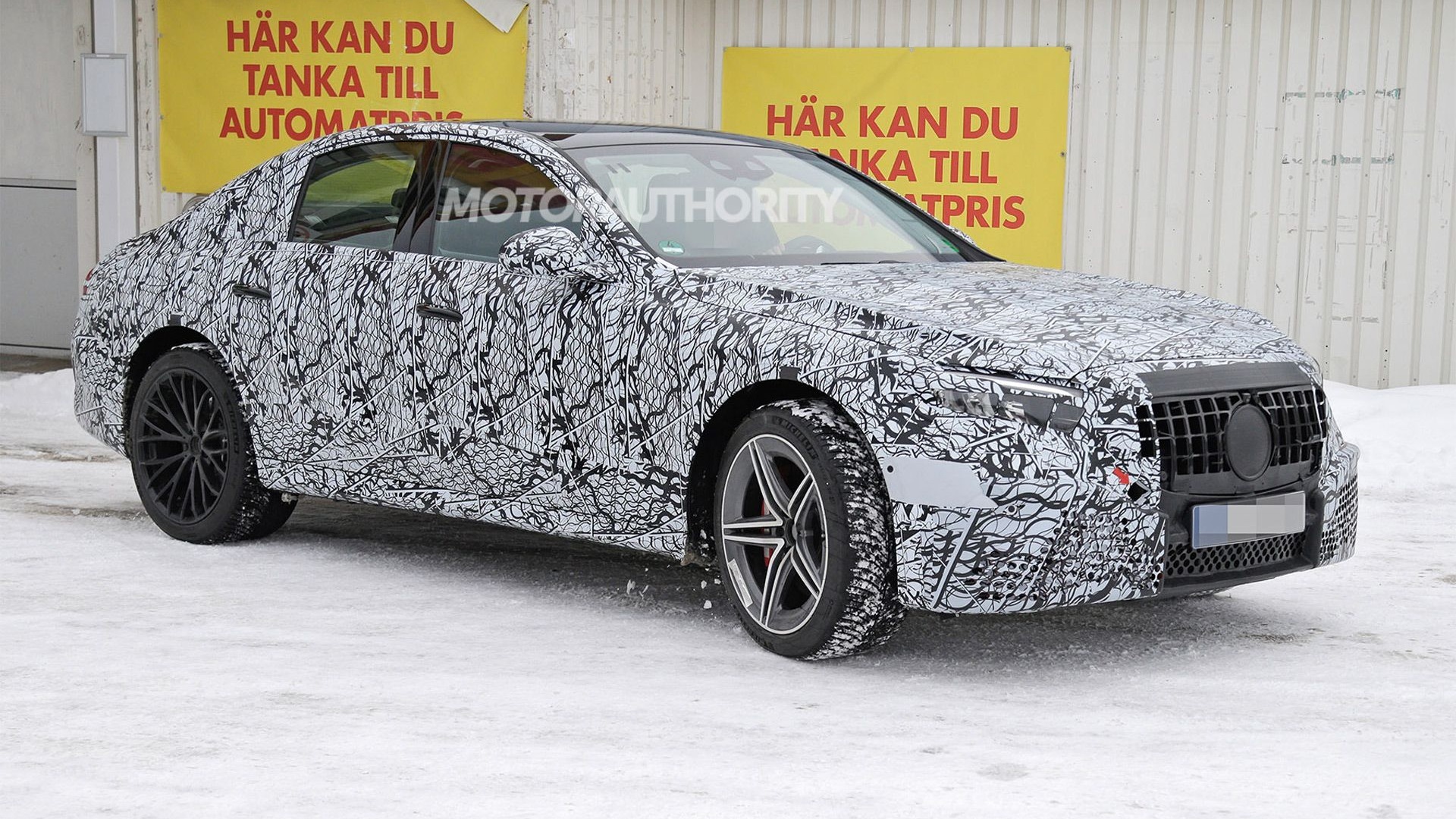 2024 MercedesBenz AMG E 53 spy shots Redesigned sport sedan spotted