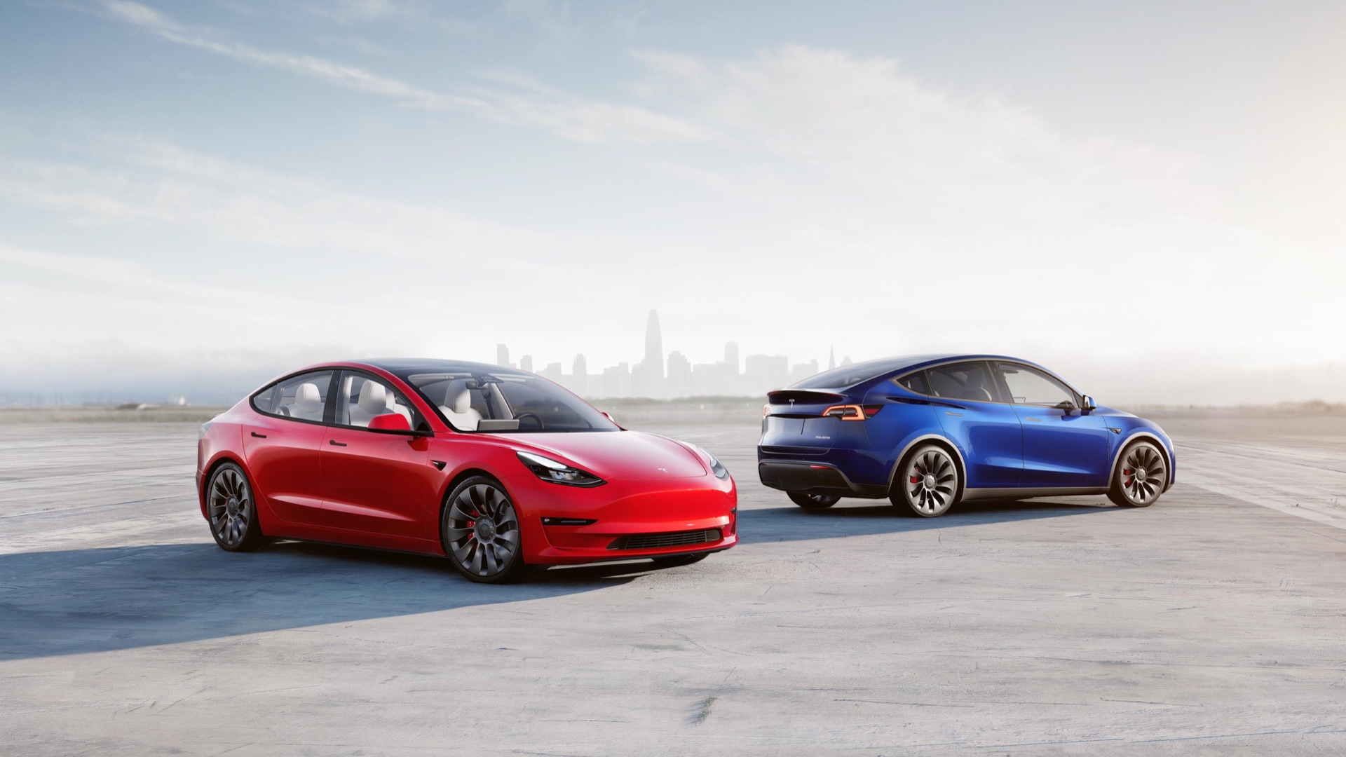 2022 Tesla lineup  (Courtesy of Tesla, Inc.)