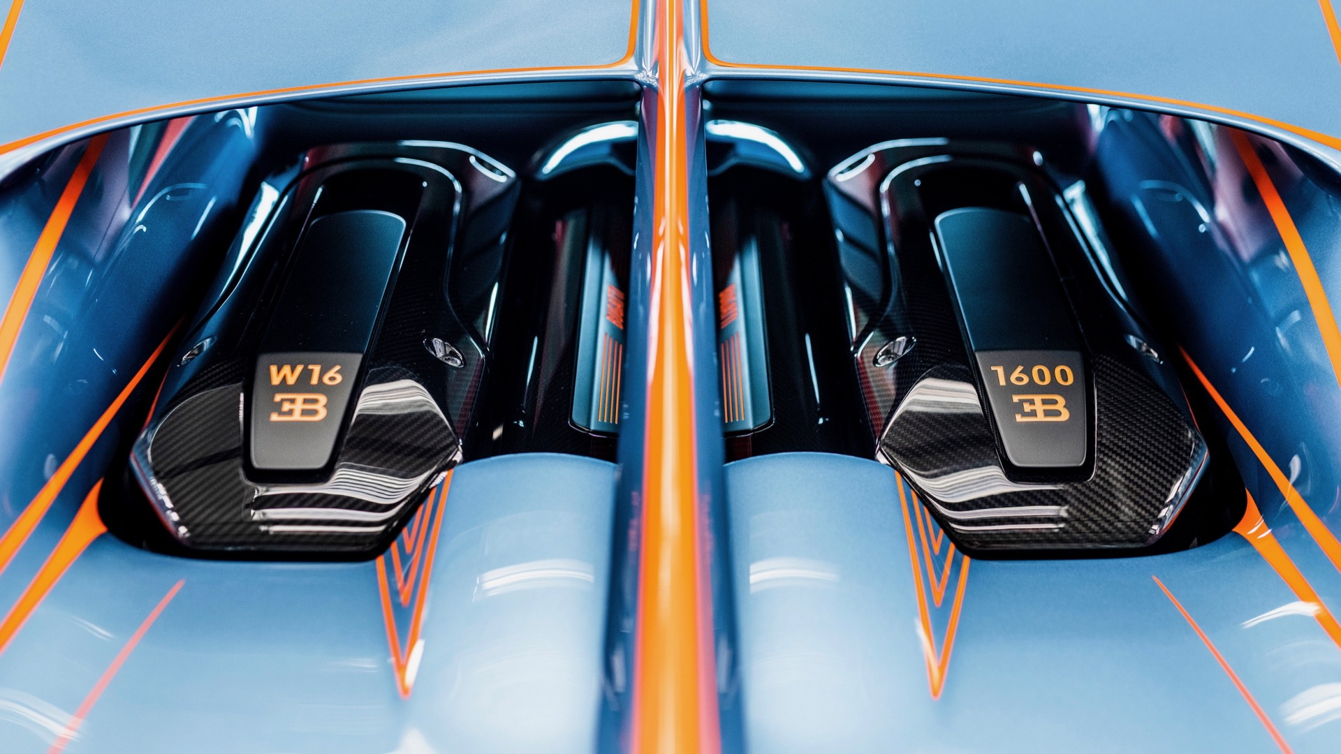 Bugatti Chiron Super Sport Vagues de Lumière paintwork