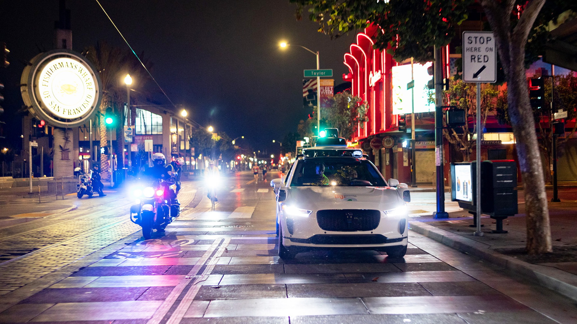 Waymo self-driving car prototype in San Francisco, California