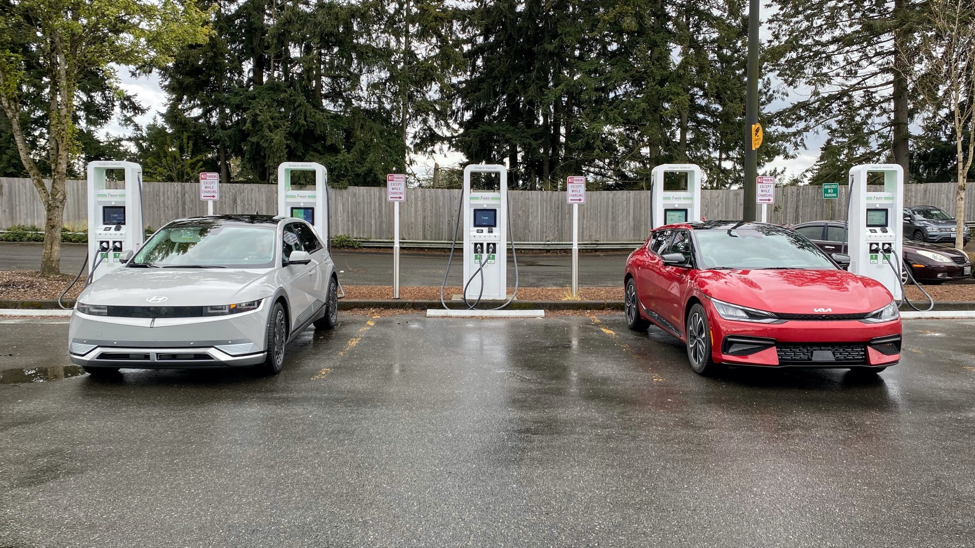 2022 Hyundai Ioniq 5 and Kia EV6 fast-charging  -  Lacey, WA