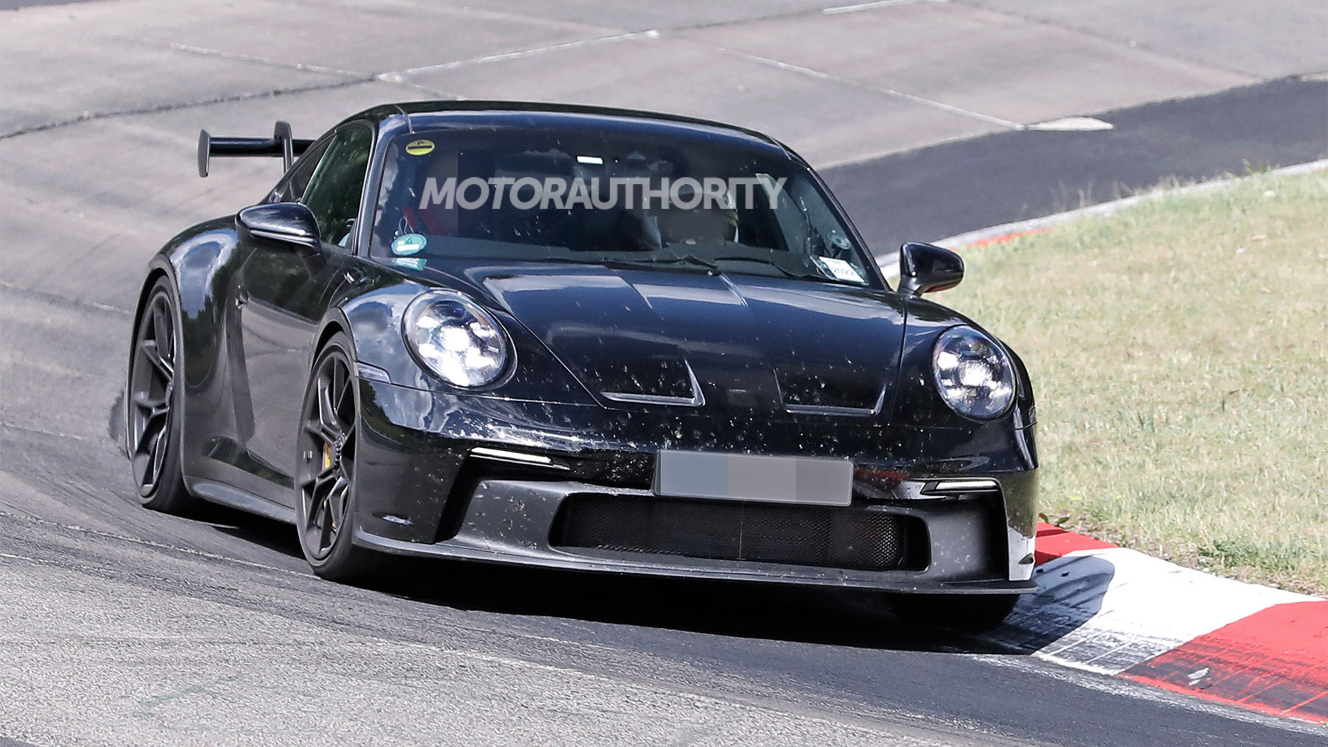 2024 Porsche 911 GT3 facelift spy shots - Photo credit: S. Baldauf/SB-Medien
