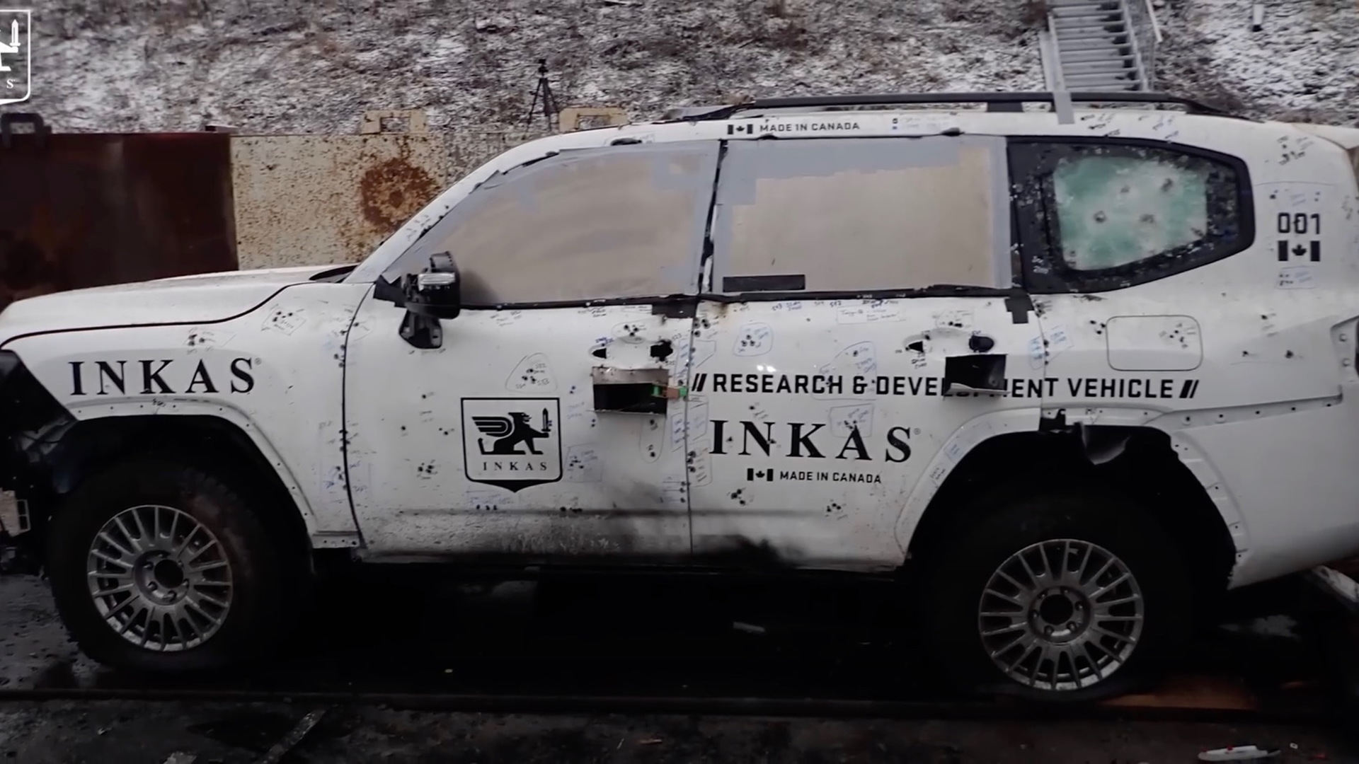 Inkas armored Toyota Land Cruiser