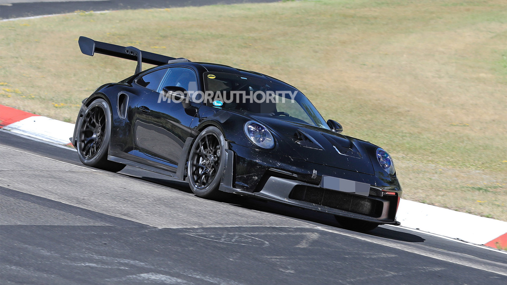 2023 Porsche 911 GT3 RS spy shots - Photo credit: S. Baldauf/SB-Medien
