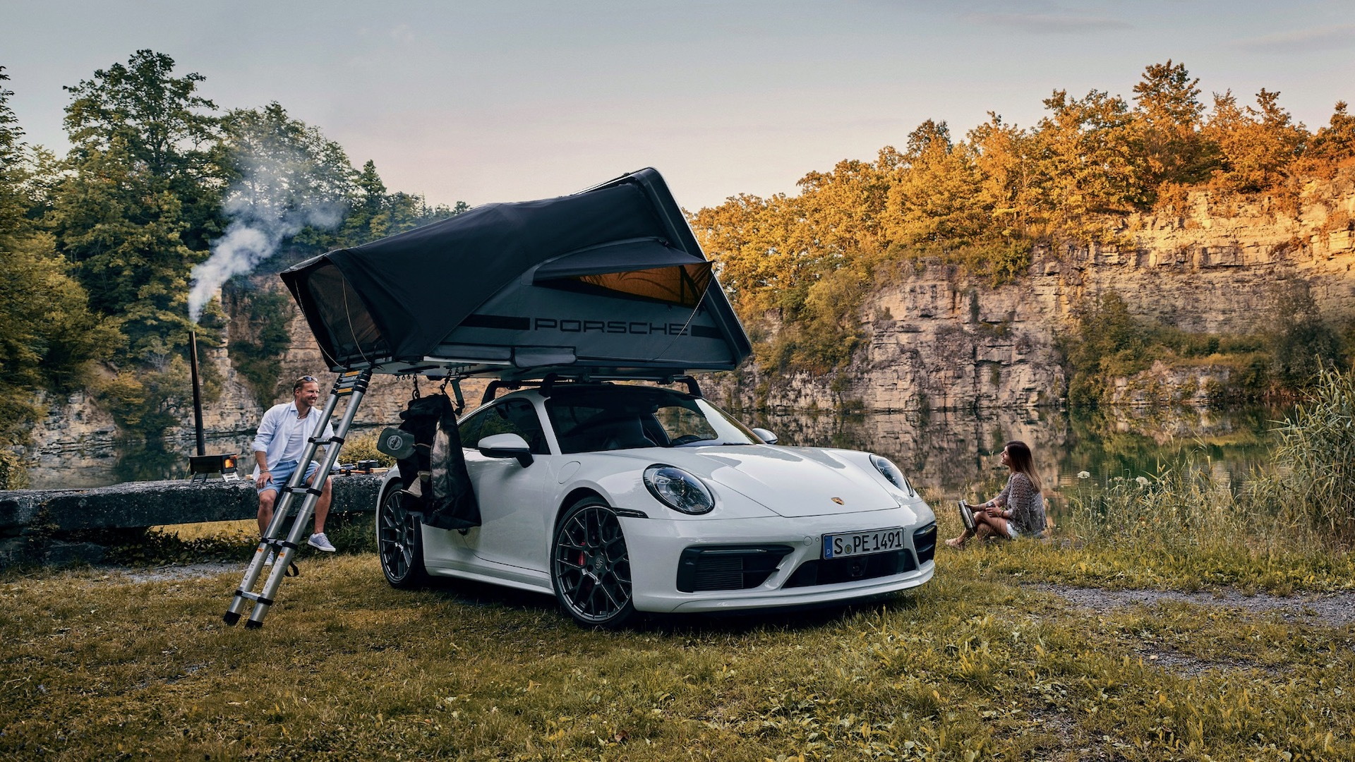 Porsche roof tent