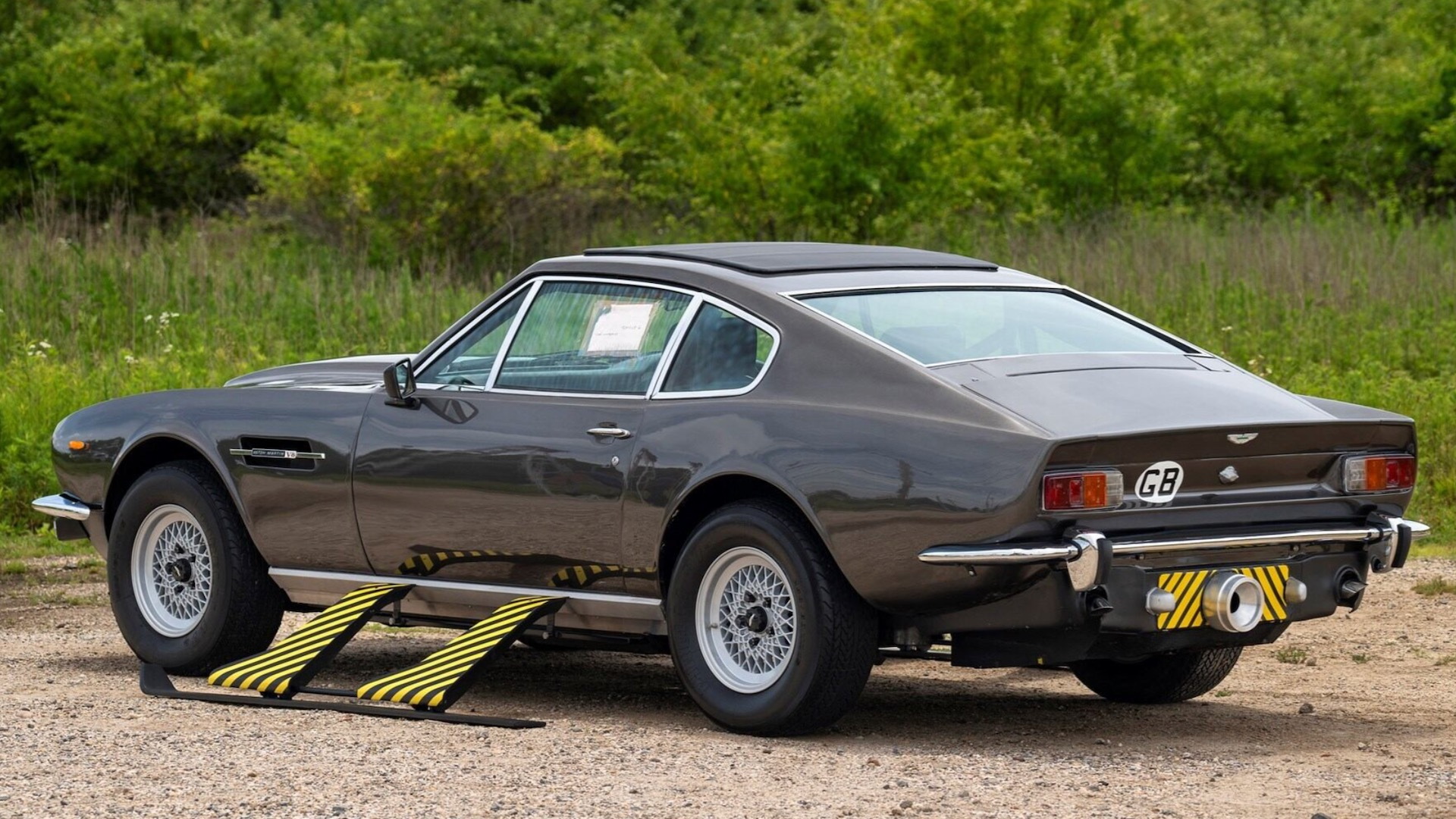 1973 Aston Martin V8 from "The Living Daylights" (photo via RM Sotheby's)