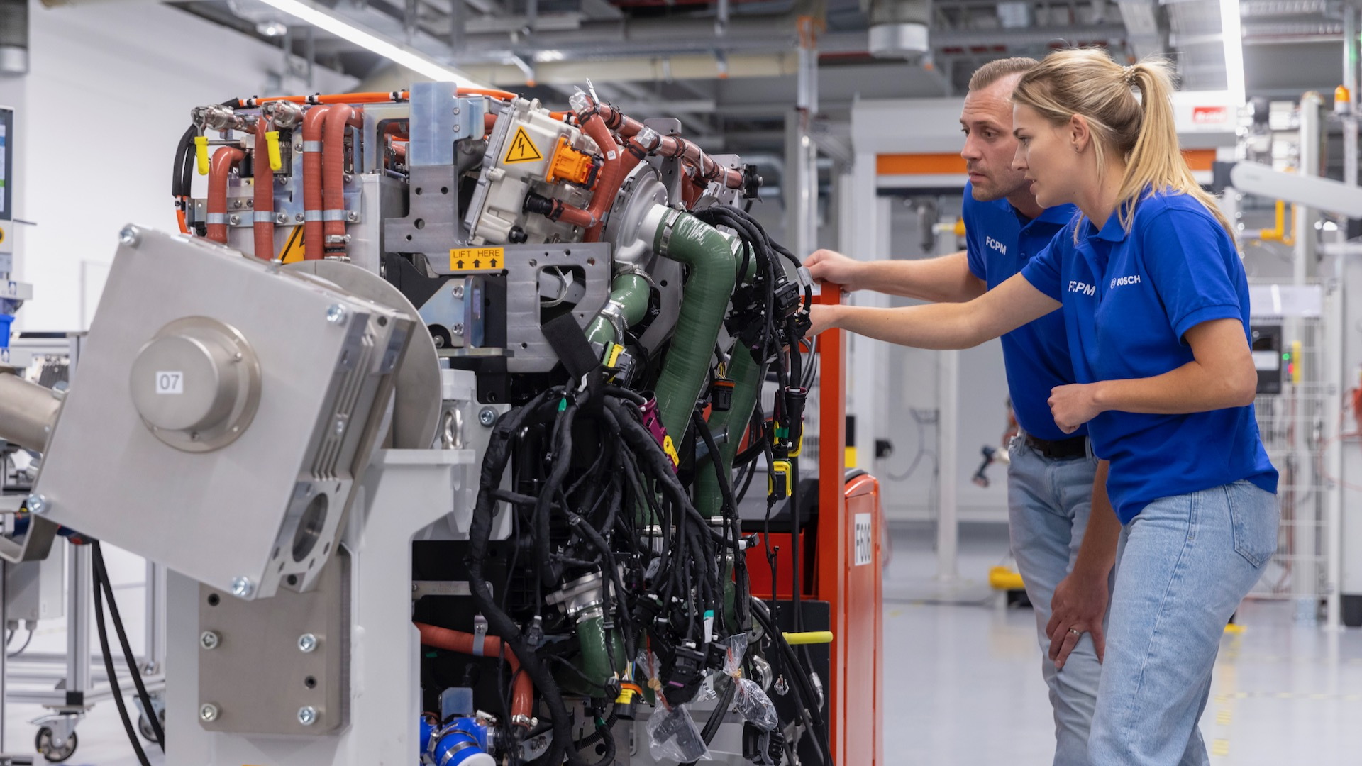 Bosch hydrogen fuel-cell module manufacturing