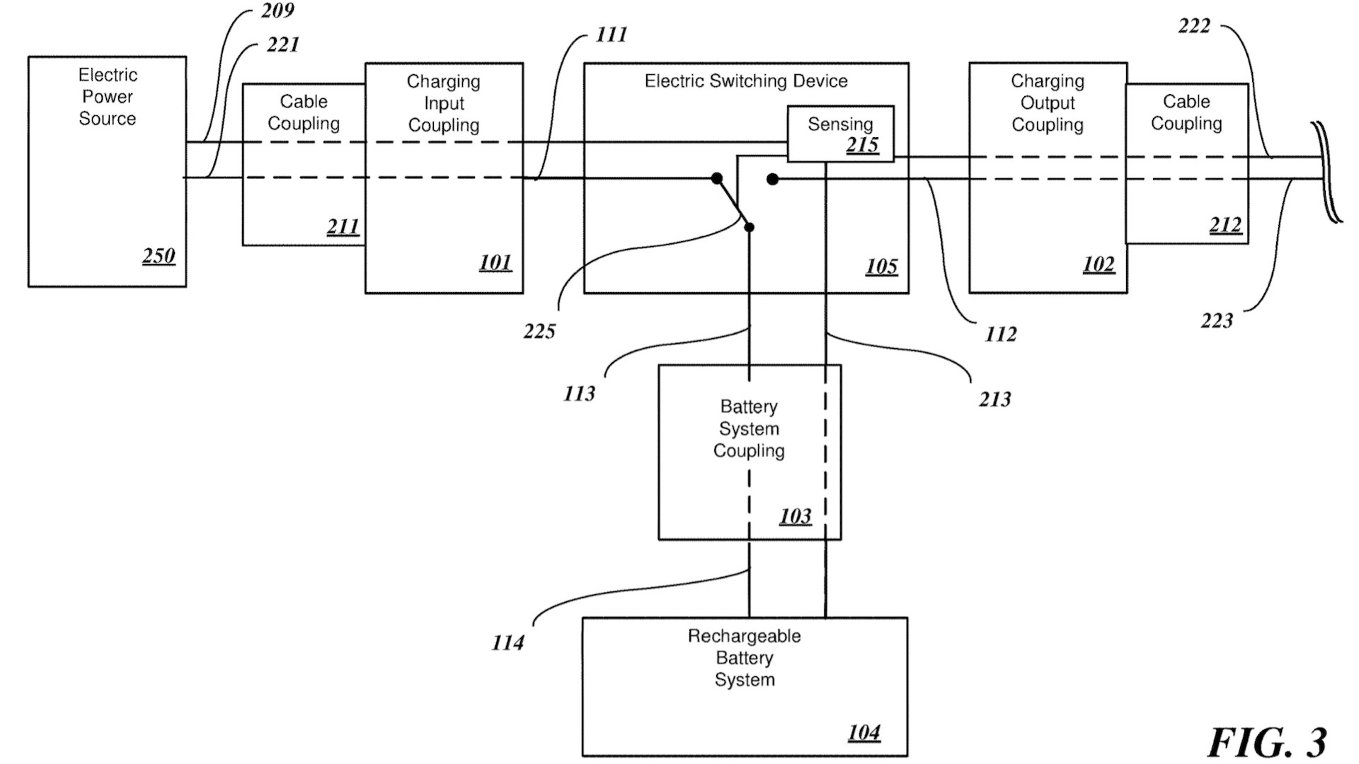 Rivian pass-through charging patent image