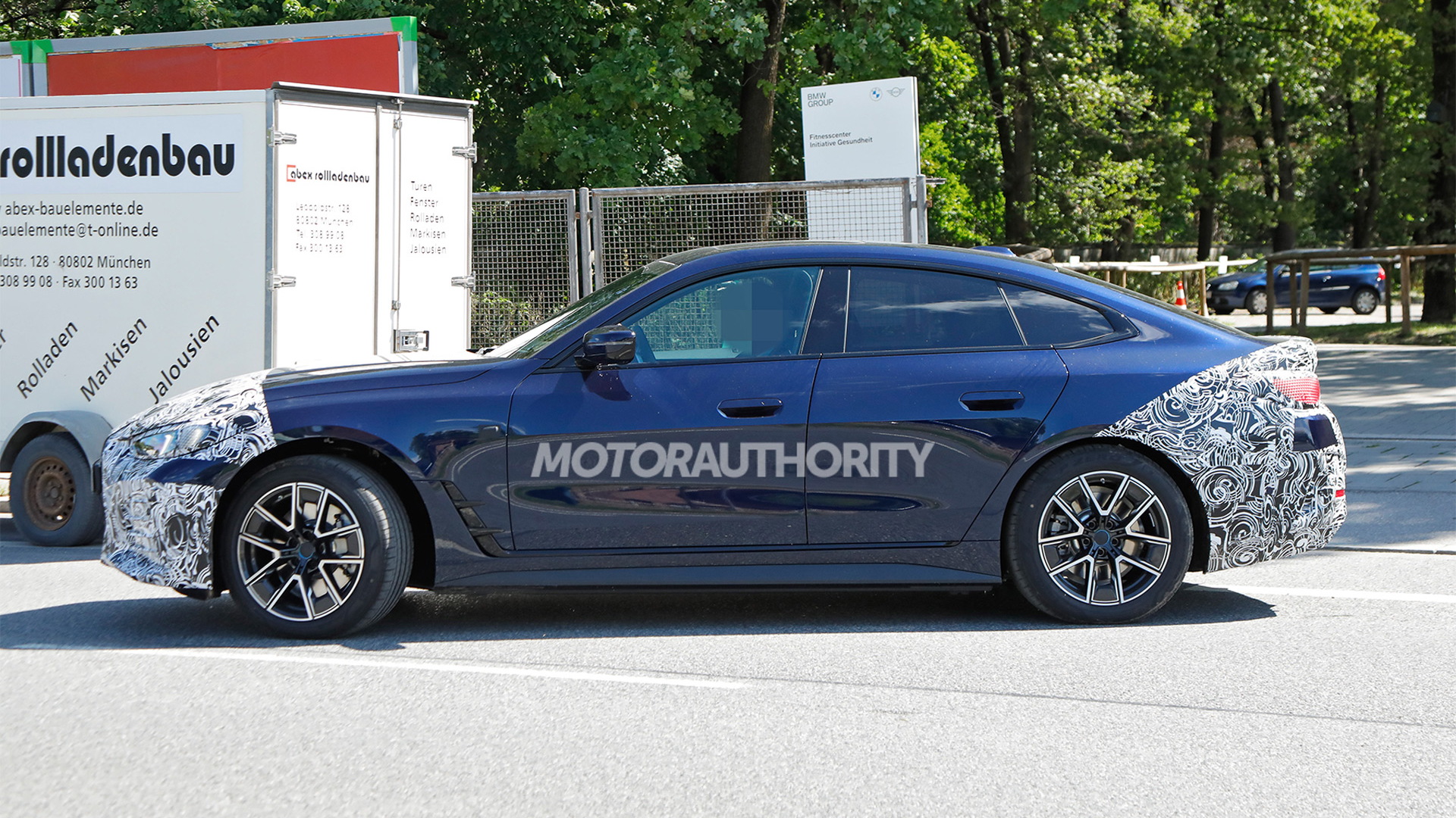 2025 BMW i4 facelift spy shots - Photo credit: Baldauf